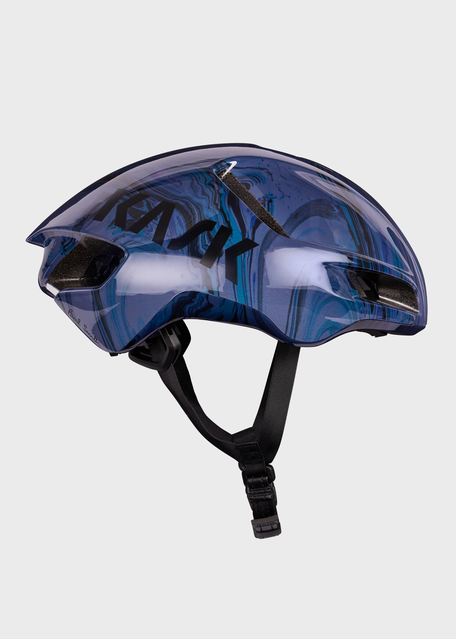 Paul Smith + Kask Navy 'Marble Inks' Utopia Cycling Helmet