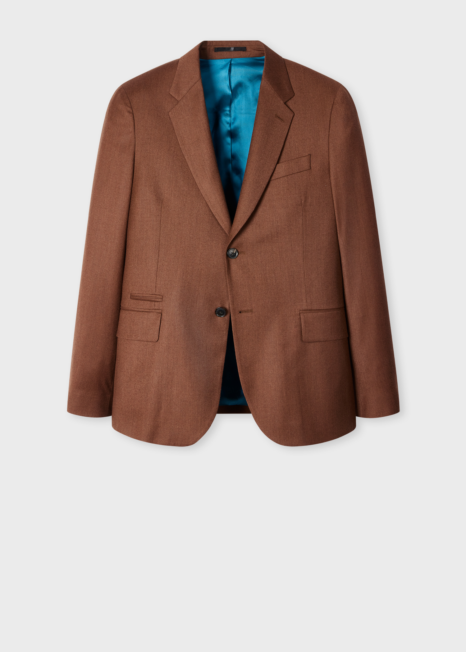 Paul Smith COLLECTION PIACENZAカシミア100% Paul Smith Purple Overdyed Wool-Cashmere Flannel Suit Paul Smith