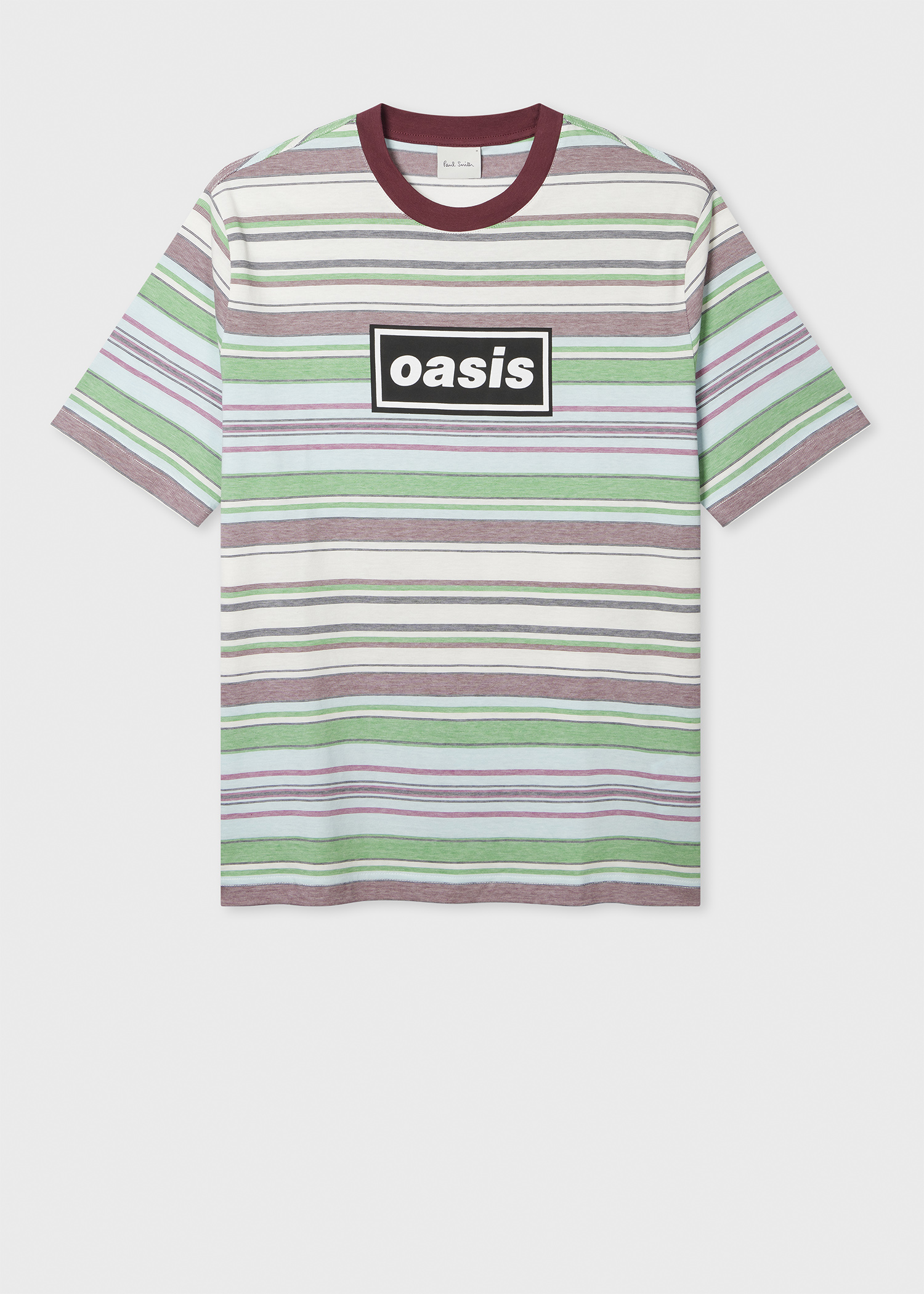 Paul Smith x Oasis - Stripe Logo Print T-Shirt