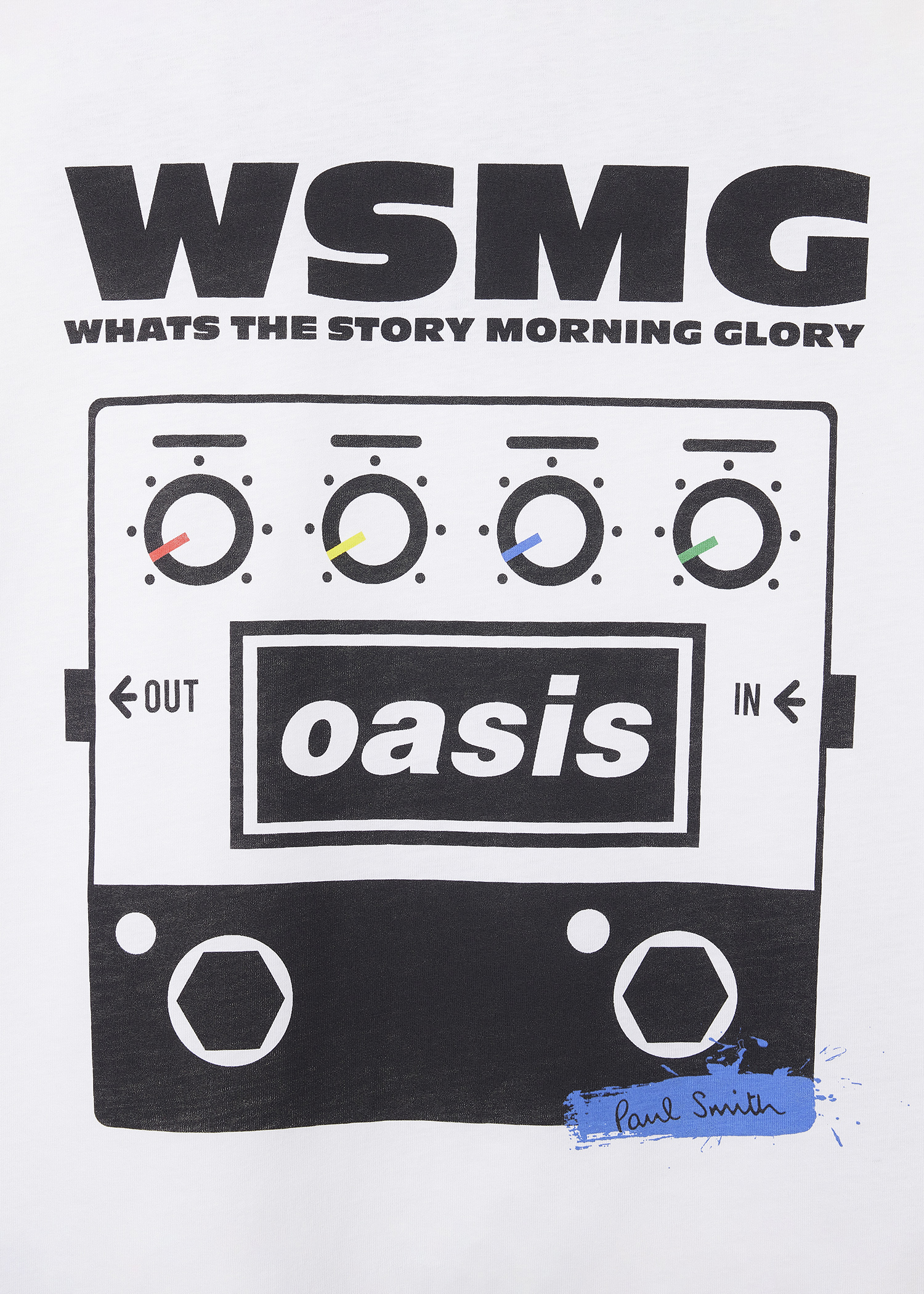 Paul Smith x Oasis - White WSMG Print T-Shirt