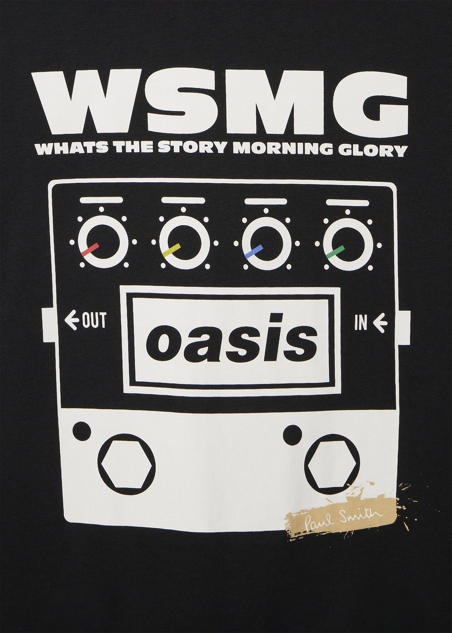 Paul Smith x Oasis - Black WSMG Print T-Shirt