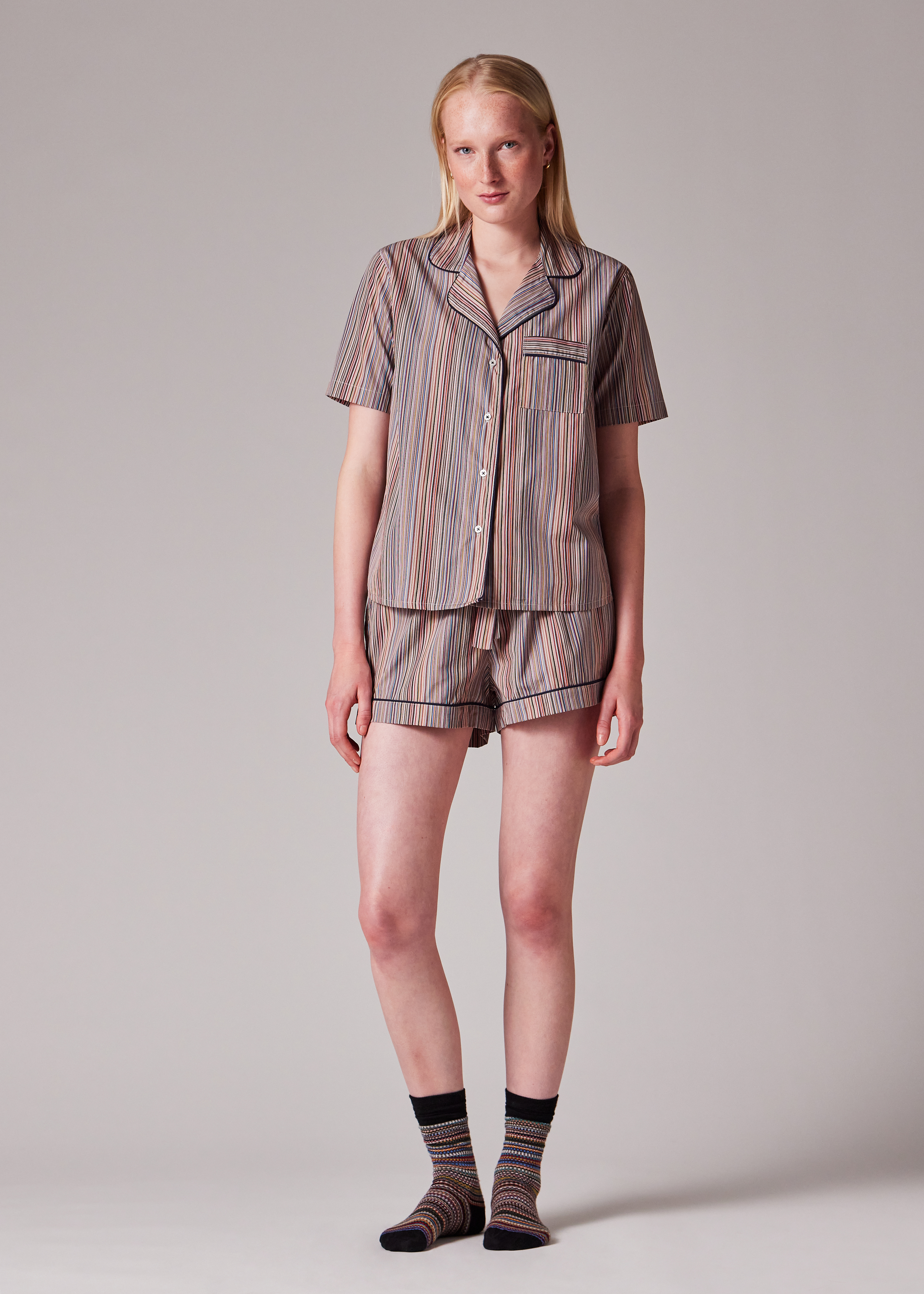 Women's 'Signature Stripe' Short Pyjama Set