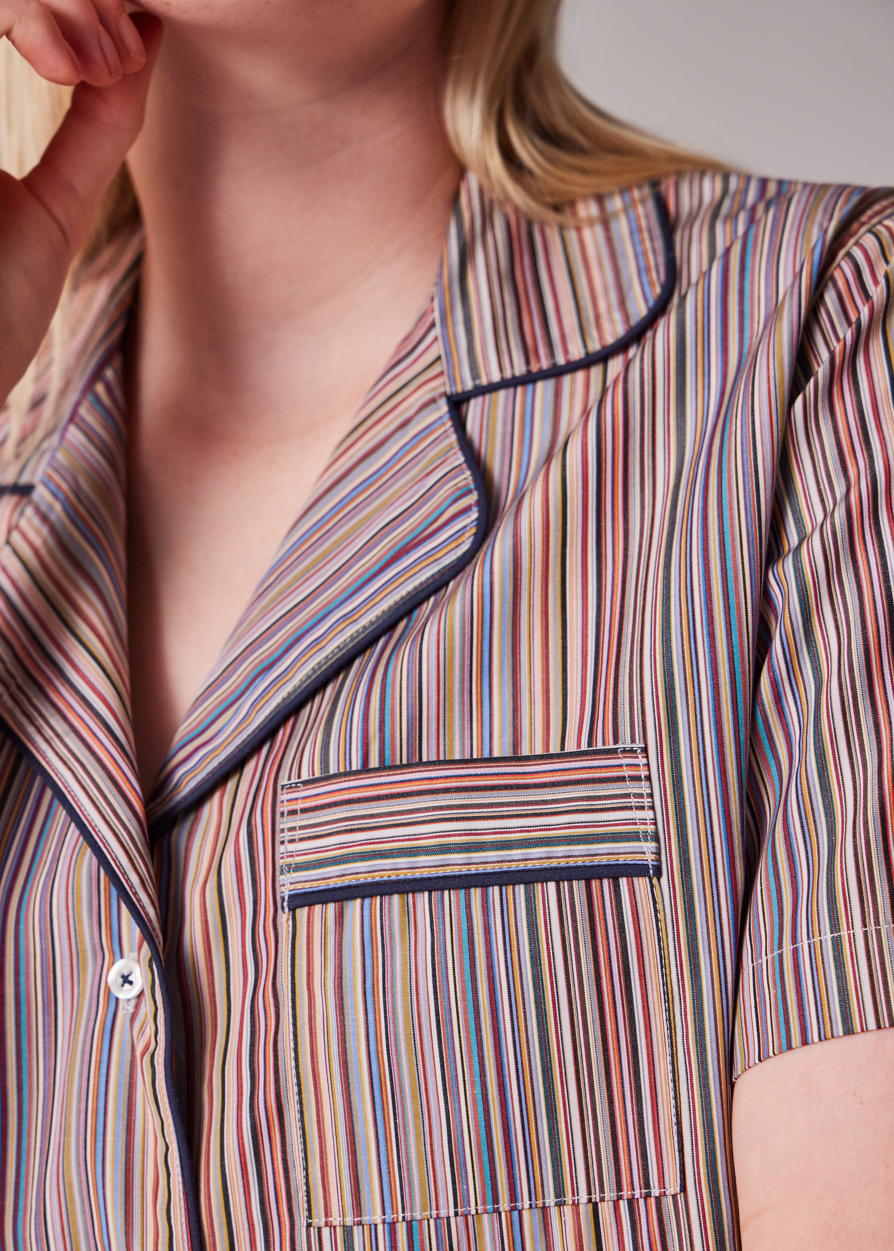Women's 'Signature Stripe' Short Pyjama Set