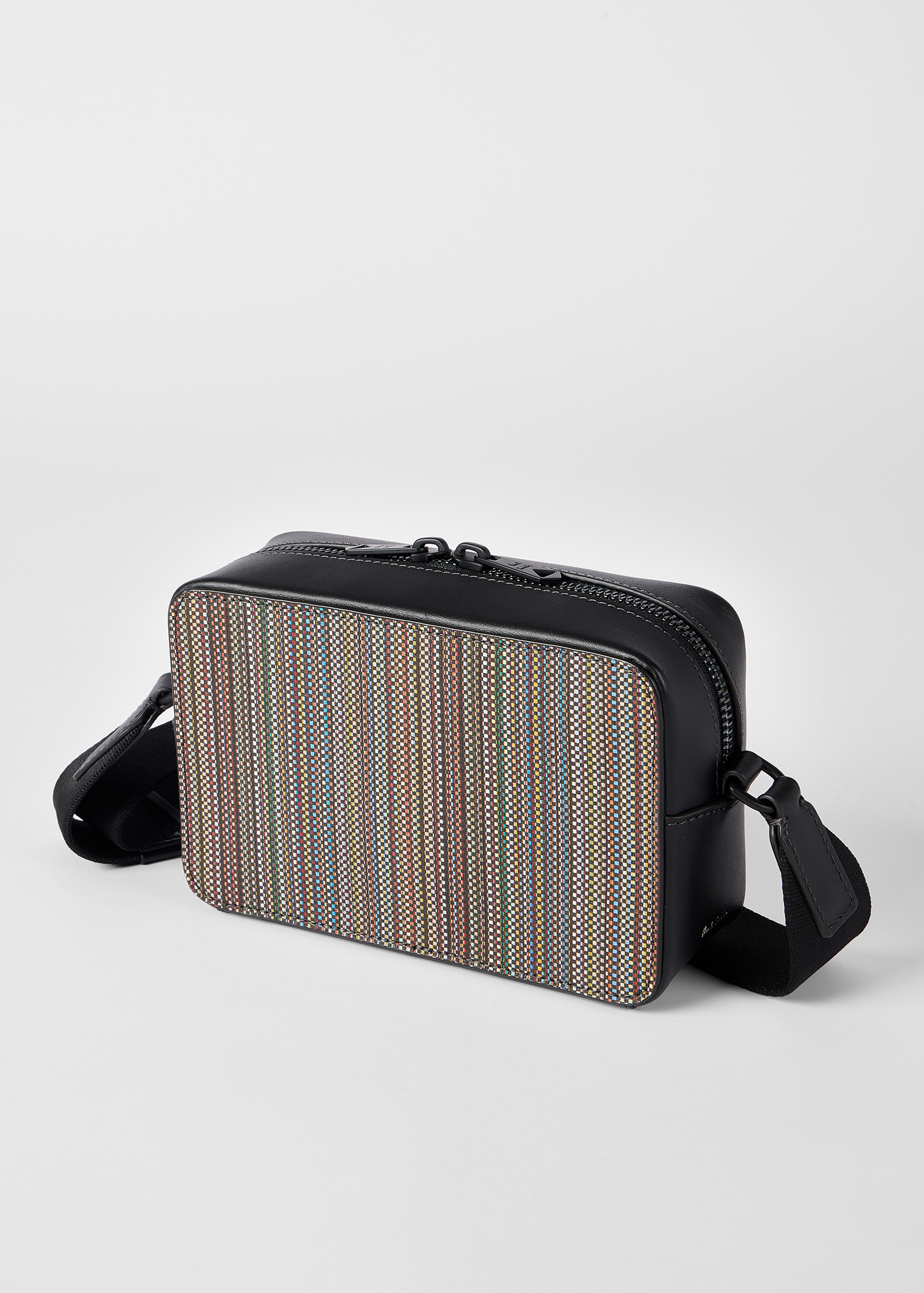 バッグ Paul Smith CANVAS PURSE ONE SHOULDER BAG Men's 'Signature Stripe' Coated Canvas Cross Body Bag