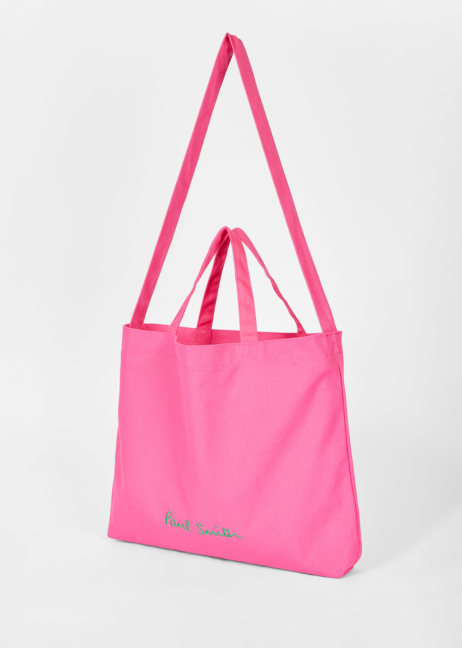 Yellow Cotton-Canvas Quote Tote Bag