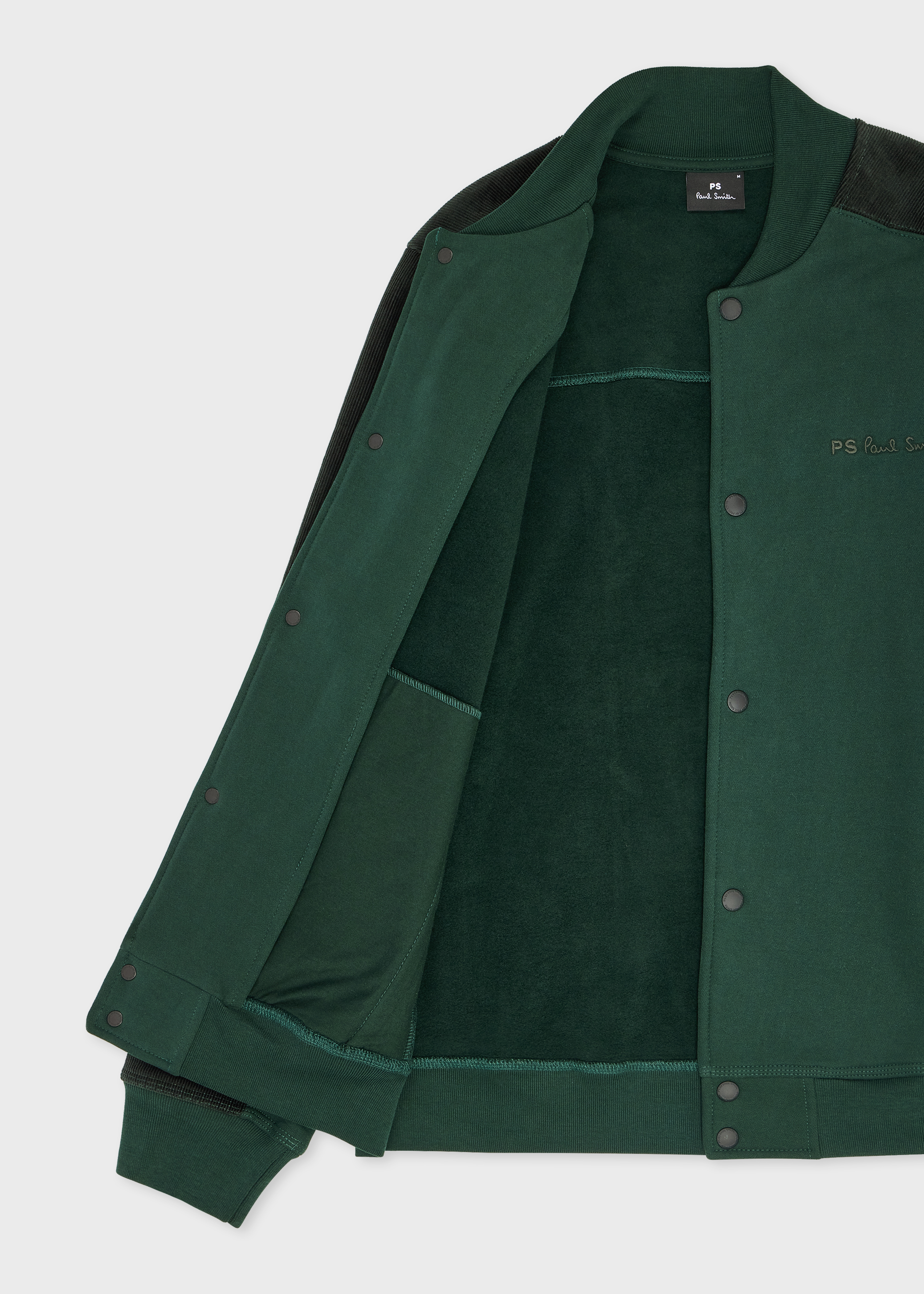 ジャケット・アウター Paul Smith 2018AW JACQUARD MIX UP JACKET Men's Teal Jacquard Check Wool Zip Jacket