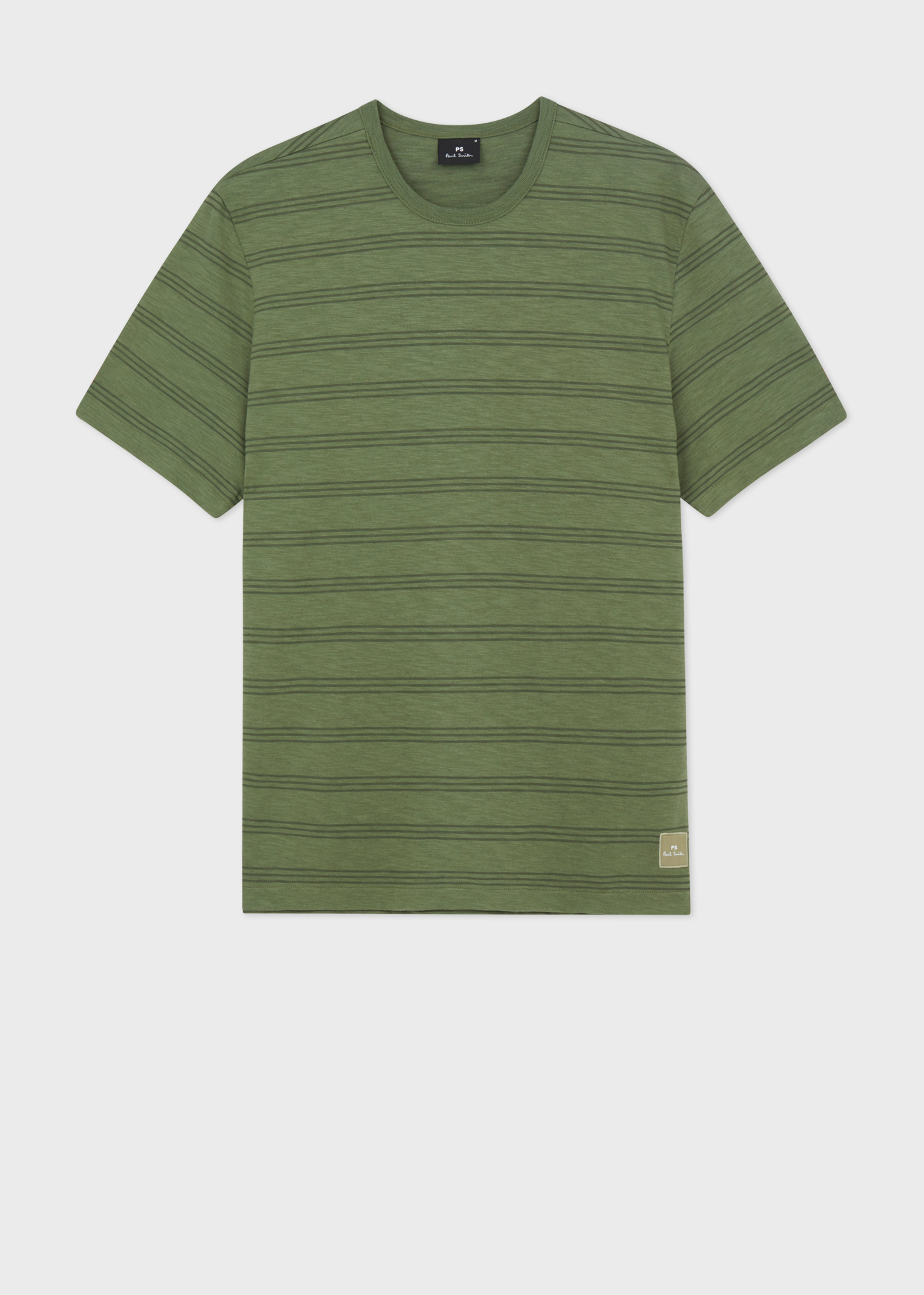 Green Stripe Marl T-Shirt