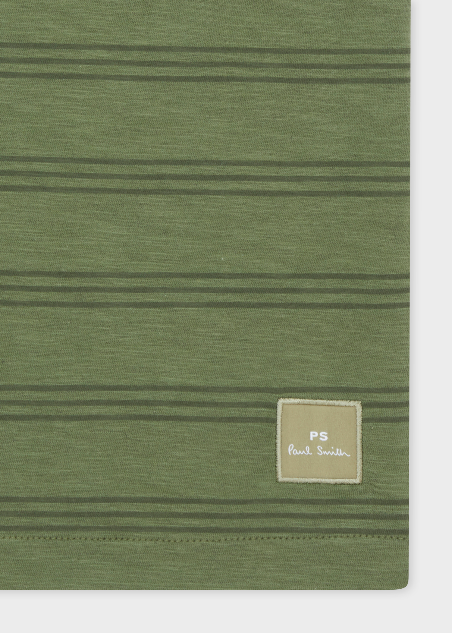 Green Stripe Marl T-Shirt