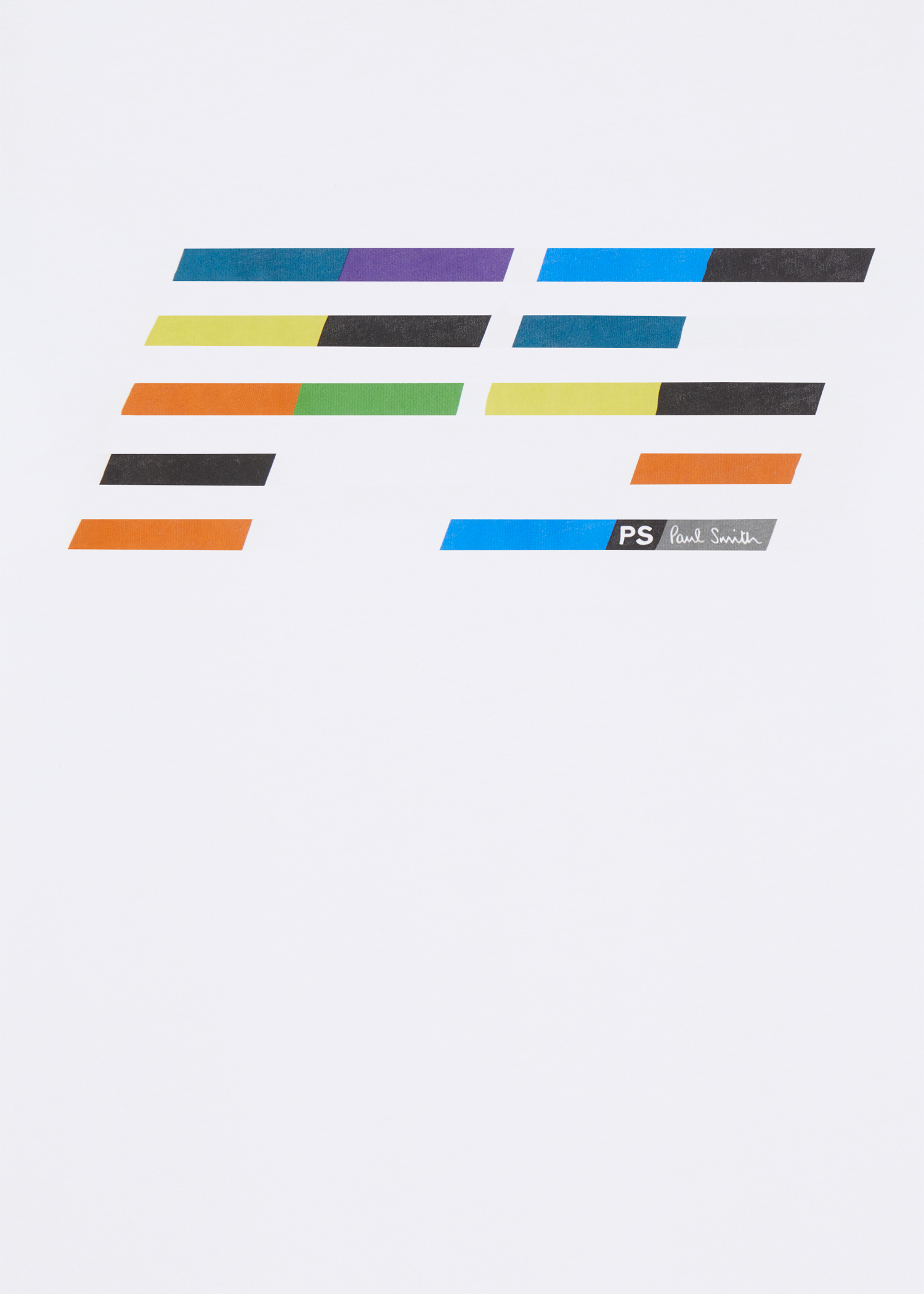 White PS Tilt Logo T-Shirt