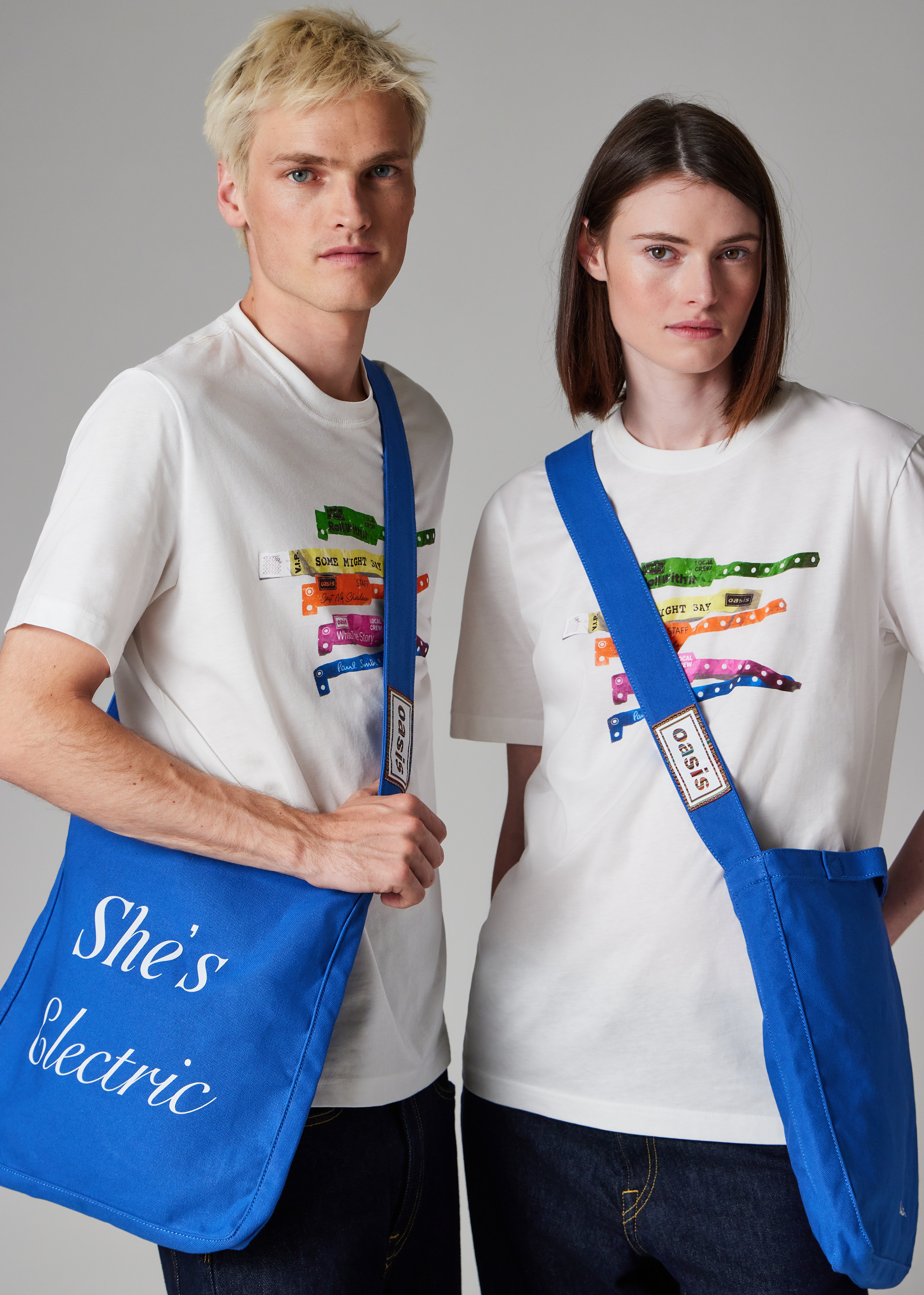 Paul Smith x Oasis - Blue She's Electric Tote Bag