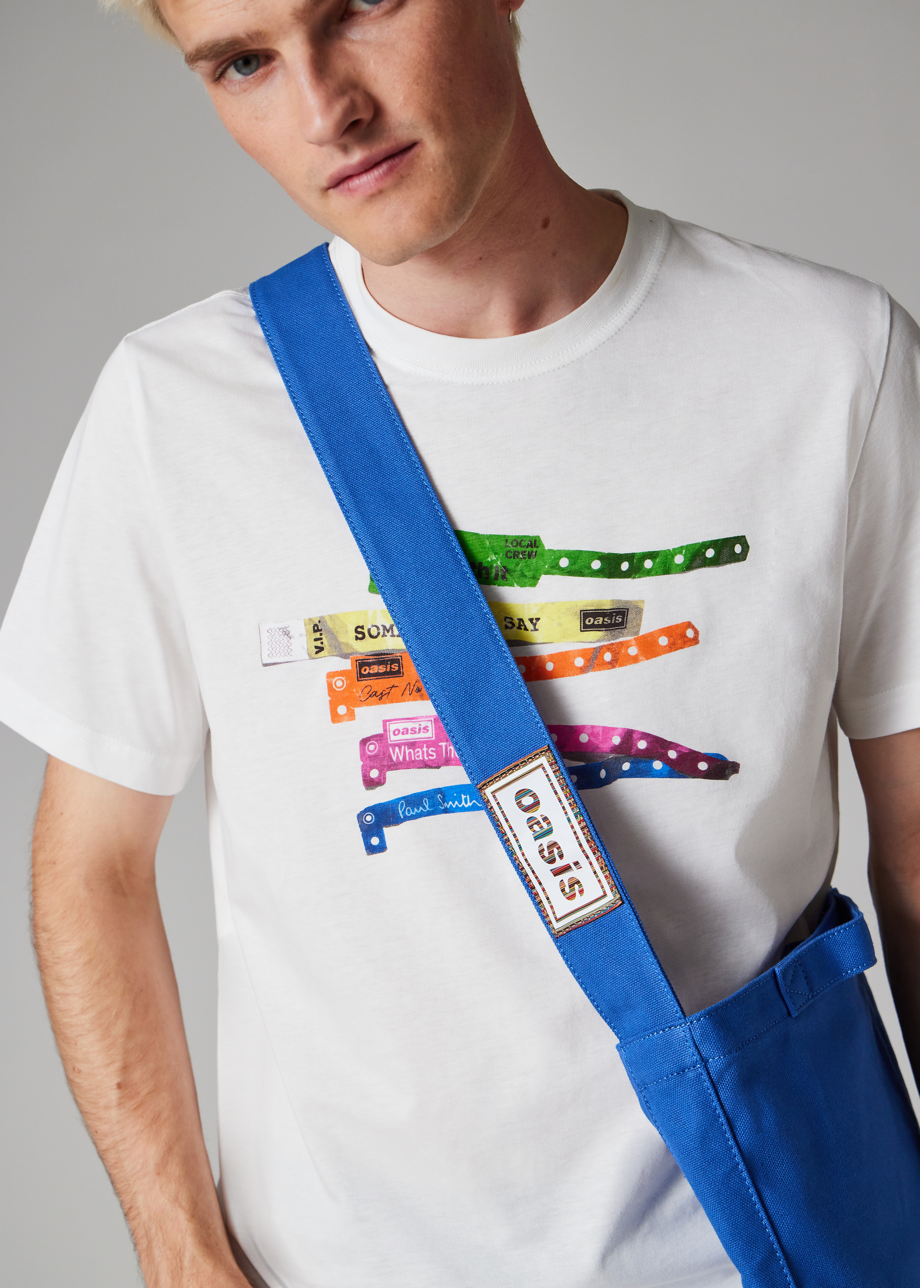 Paul Smith　英国限定品 Paul Smith x Oasis - Blue She's Electric Tote Bag