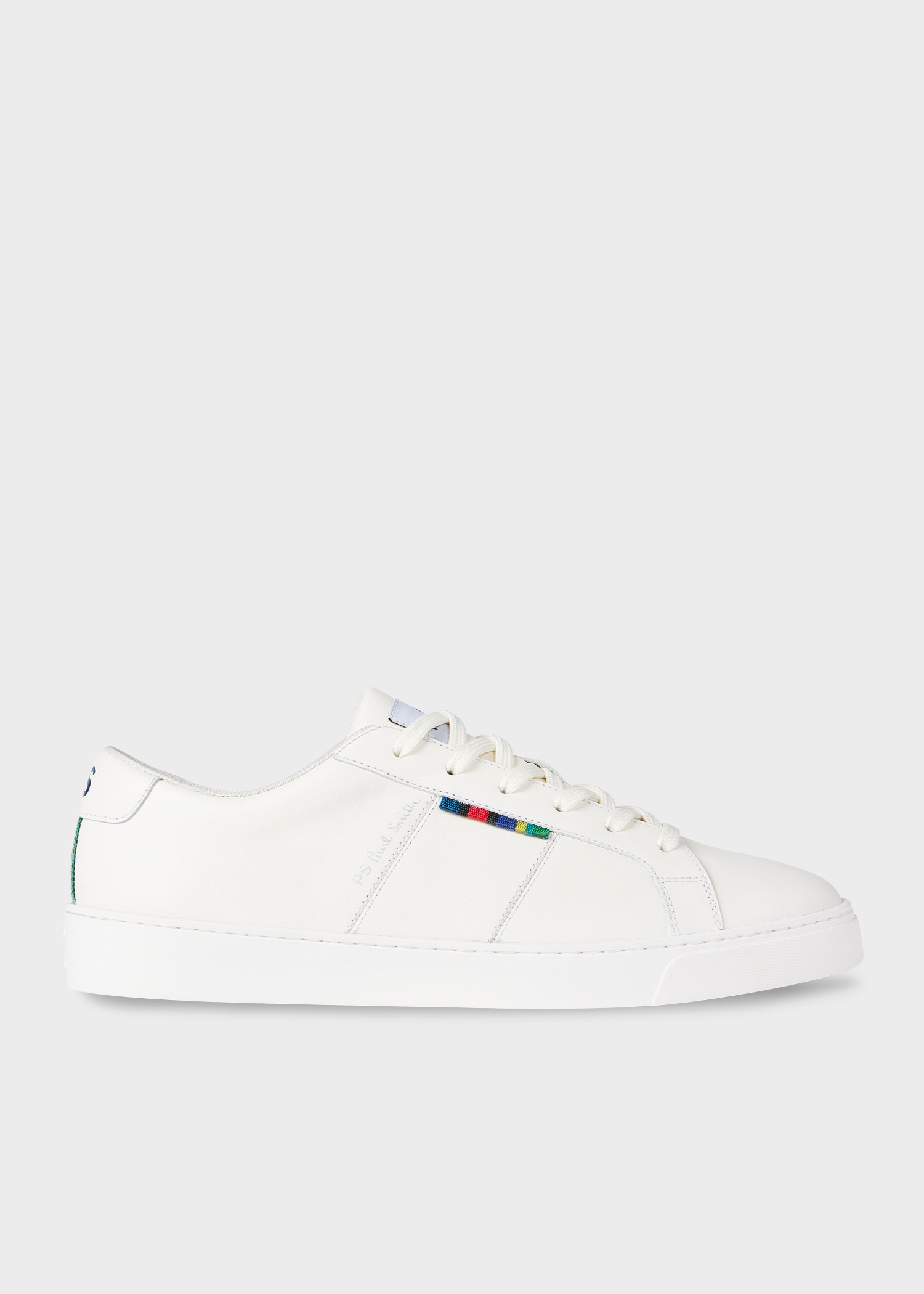White Leather 'Beech' Trainers
