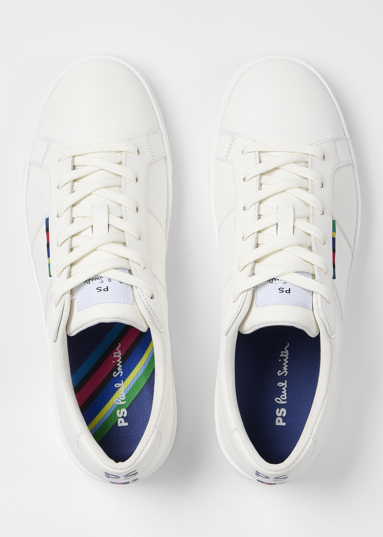White Leather 'Beech' Trainers