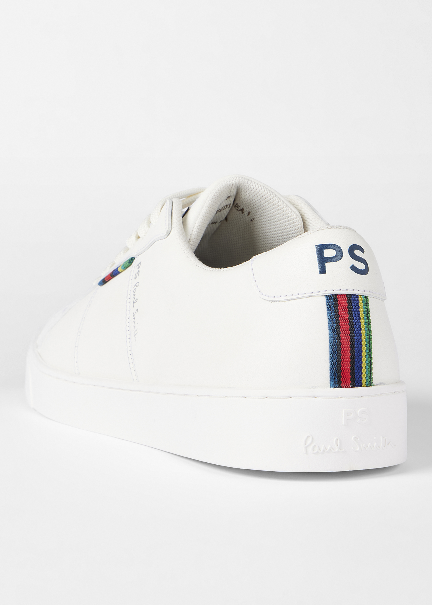 White Leather 'Beech' Trainers