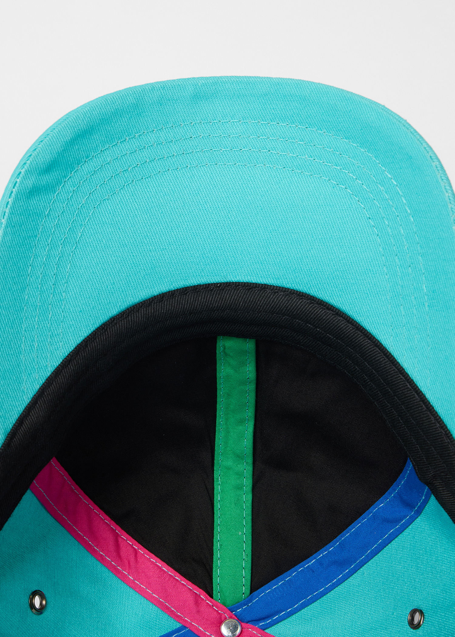 Sky Blue Cotton-Twill Quote Cap