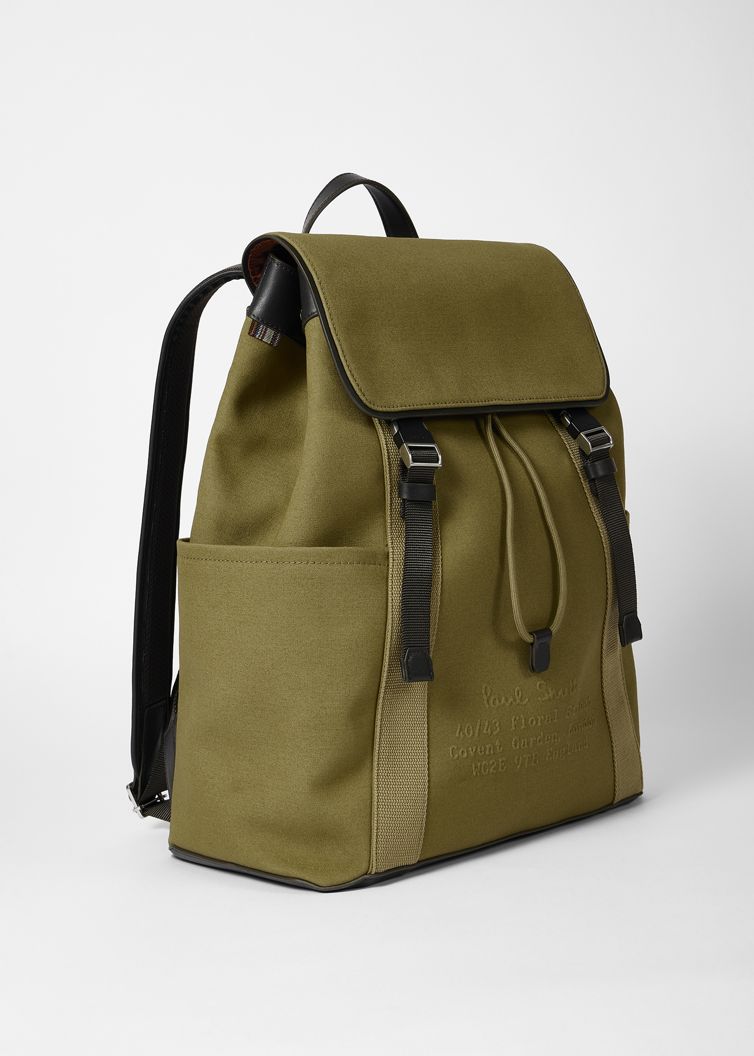 Khaki Canvas Backpack