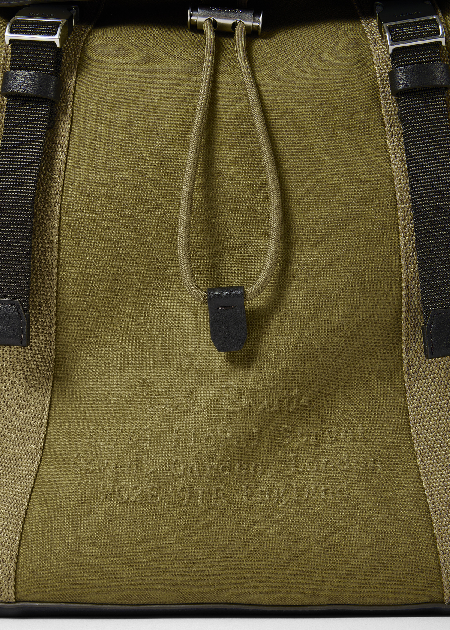 Khaki Canvas Backpack