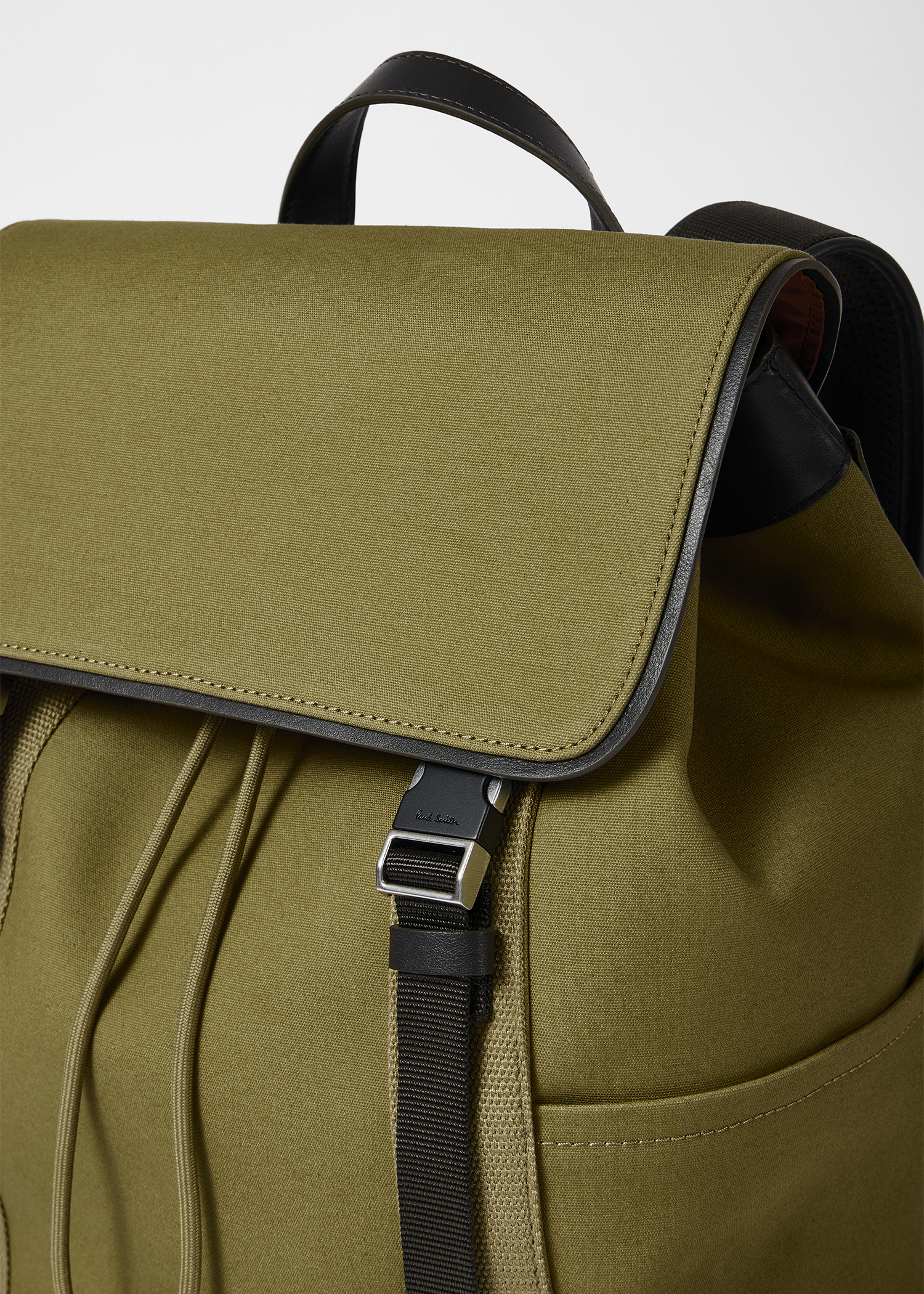Khaki Canvas Backpack
