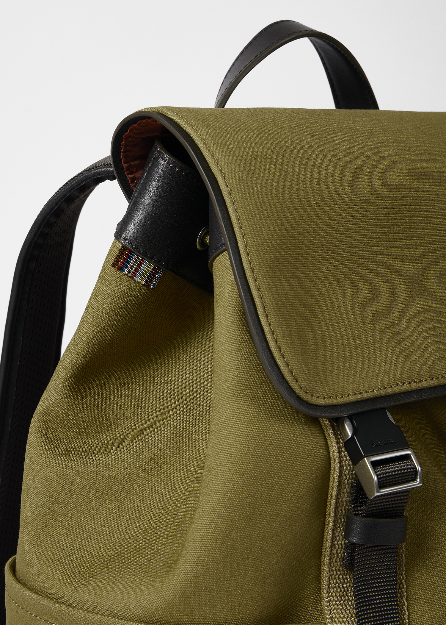 Khaki Canvas Backpack