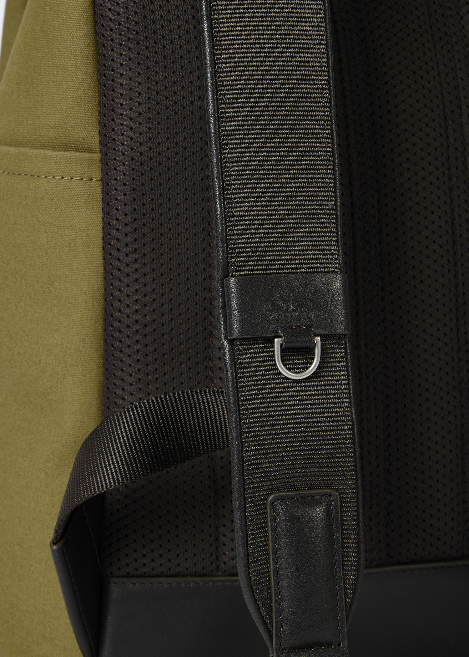 Khaki Canvas Backpack