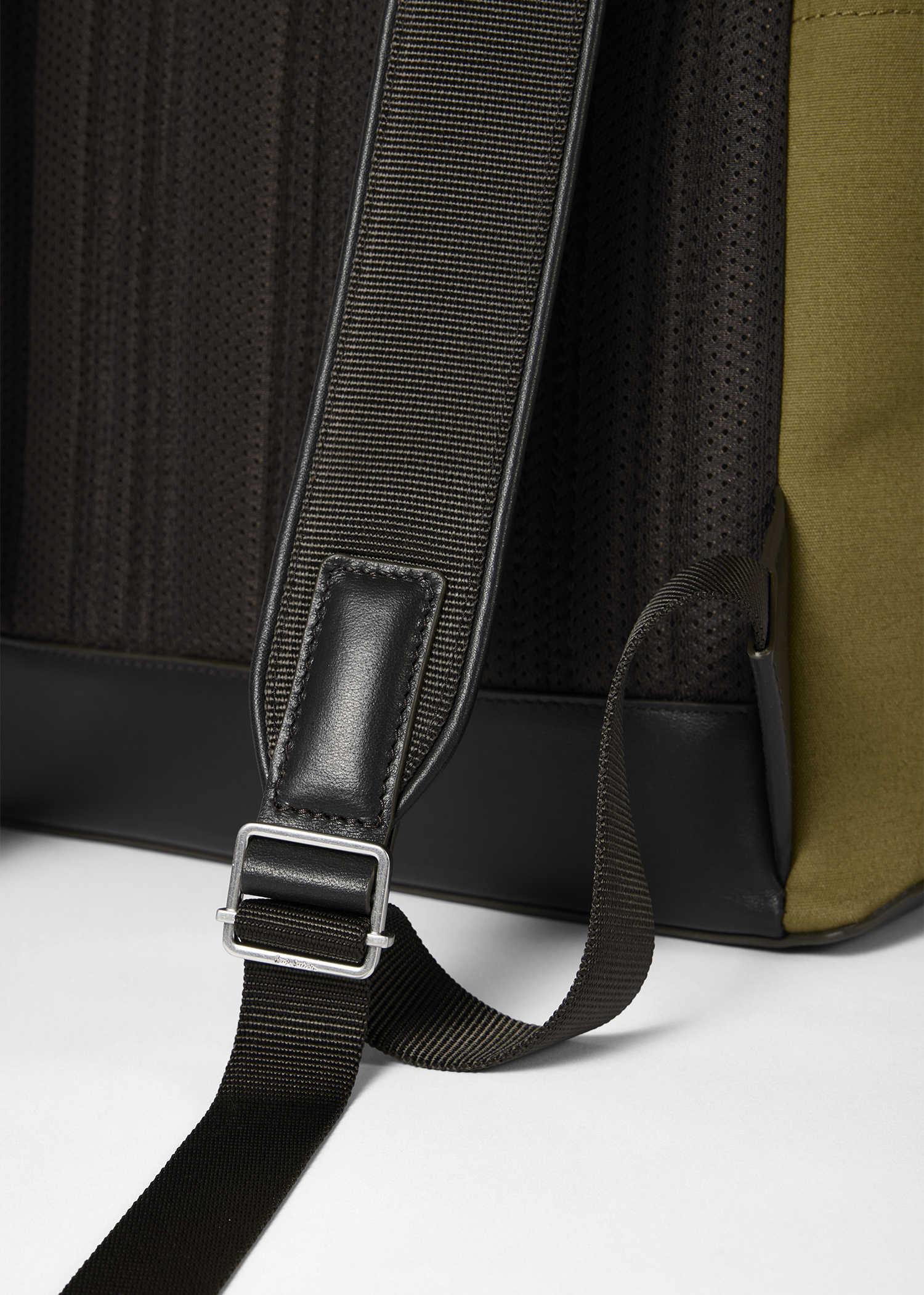 Khaki Canvas Backpack