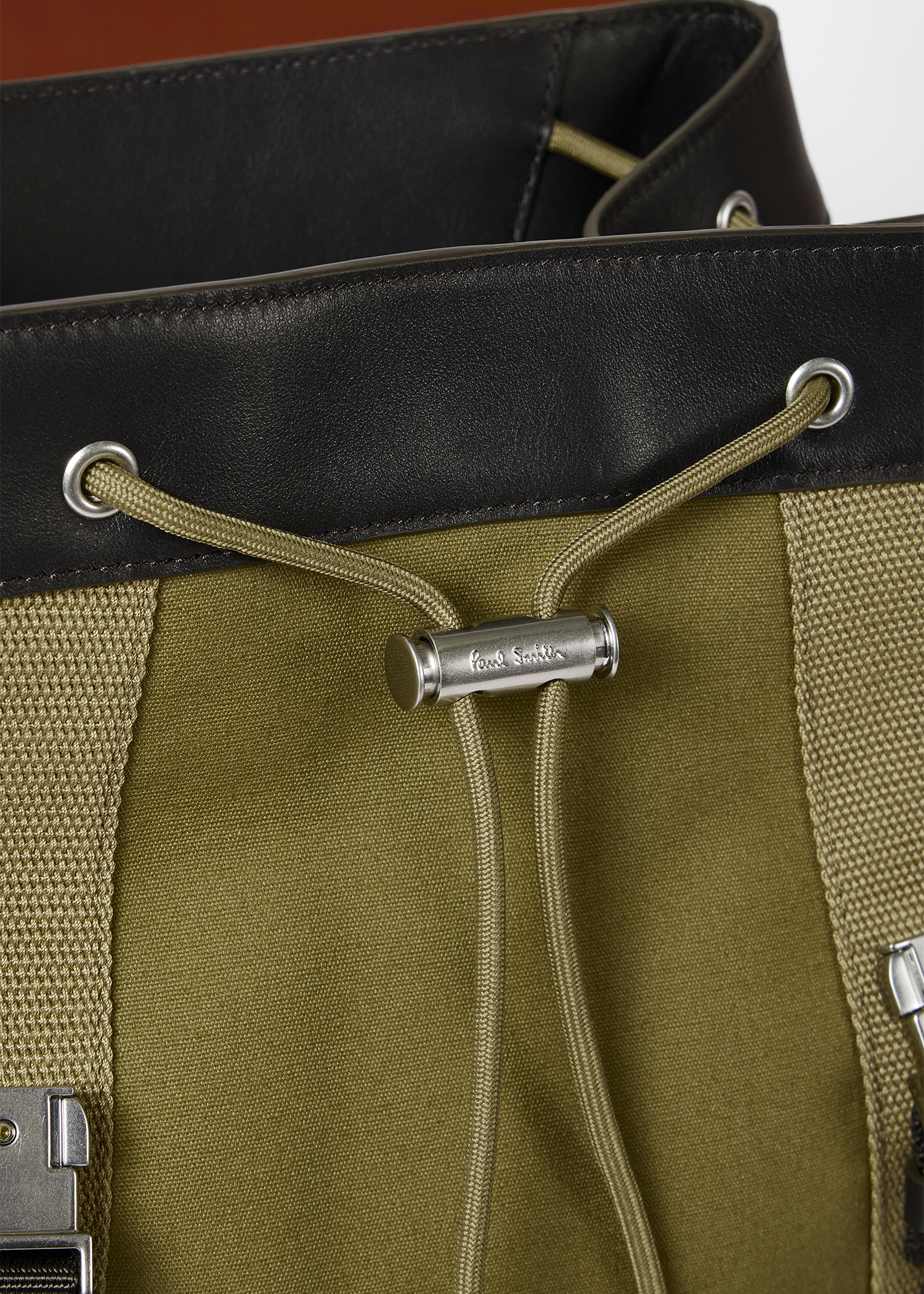 Khaki Canvas Backpack