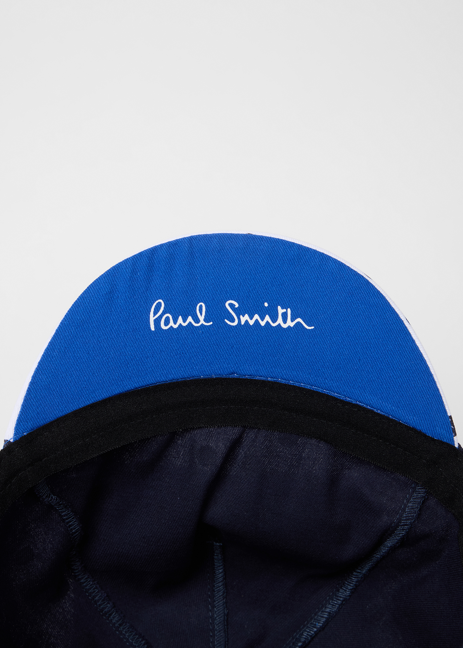Navy Polka Dot Cycling Cap
