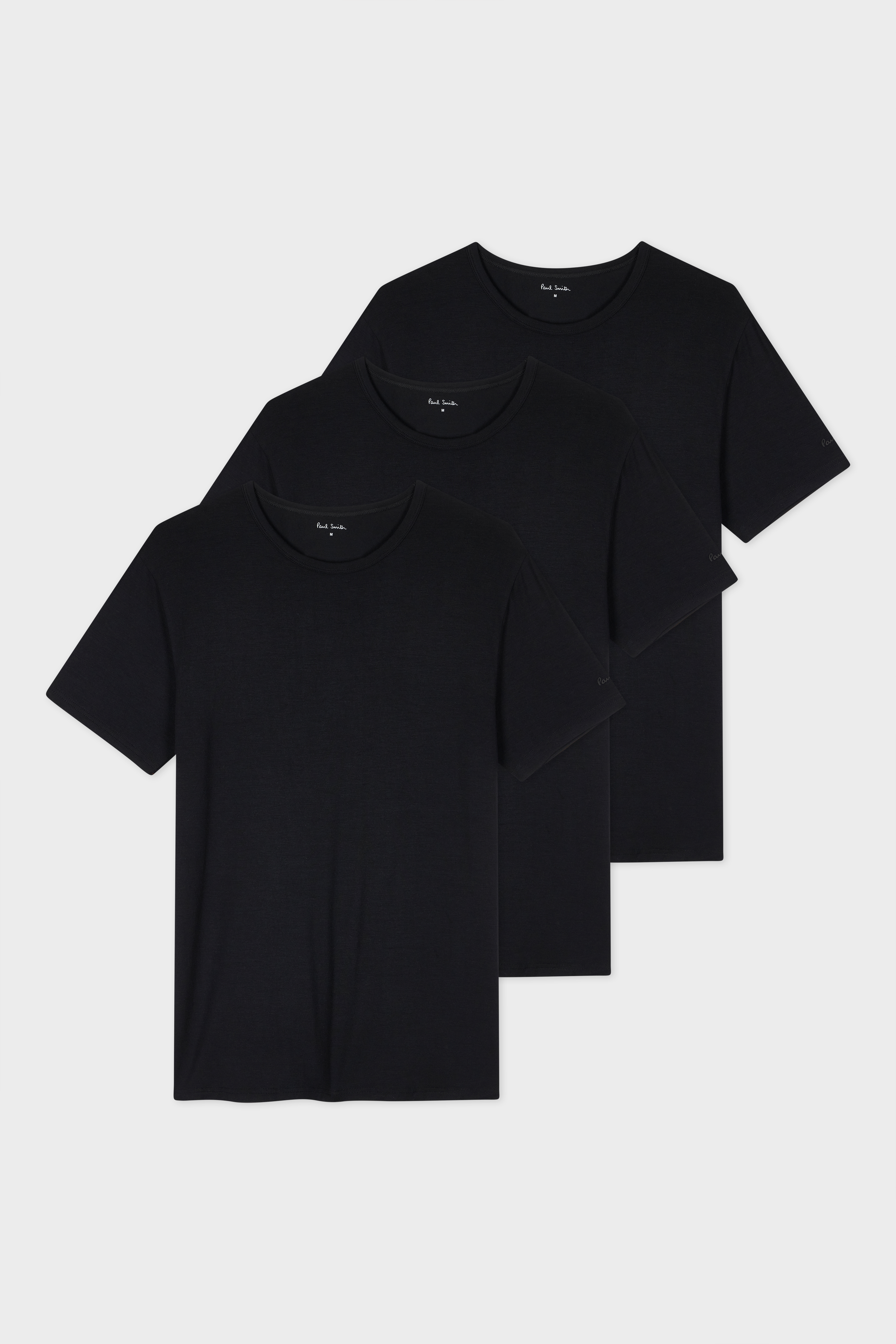 Black Modal Lounge T-Shirts Three Pack