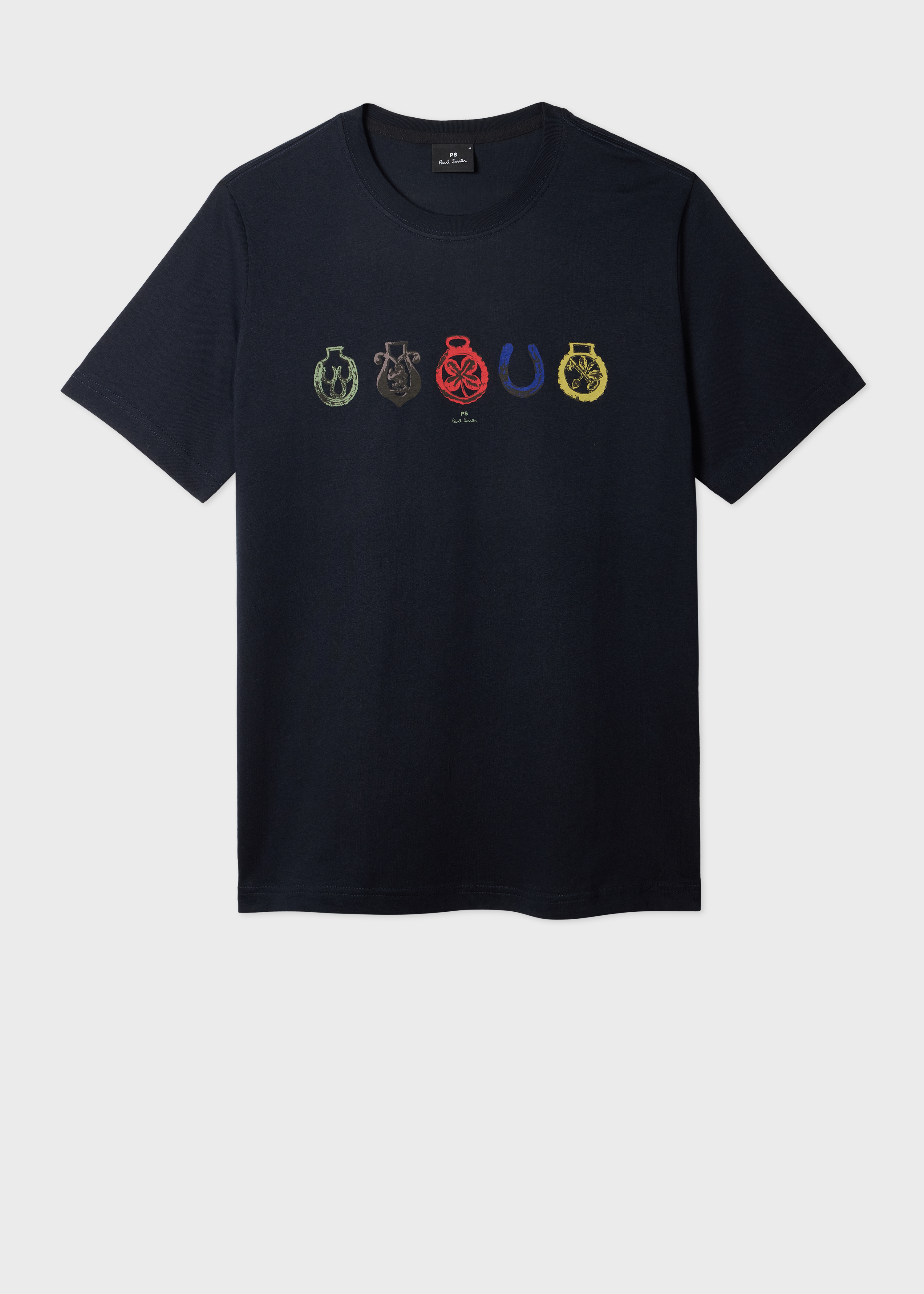Navy 'Lucky Charm' Print T-Shirt
