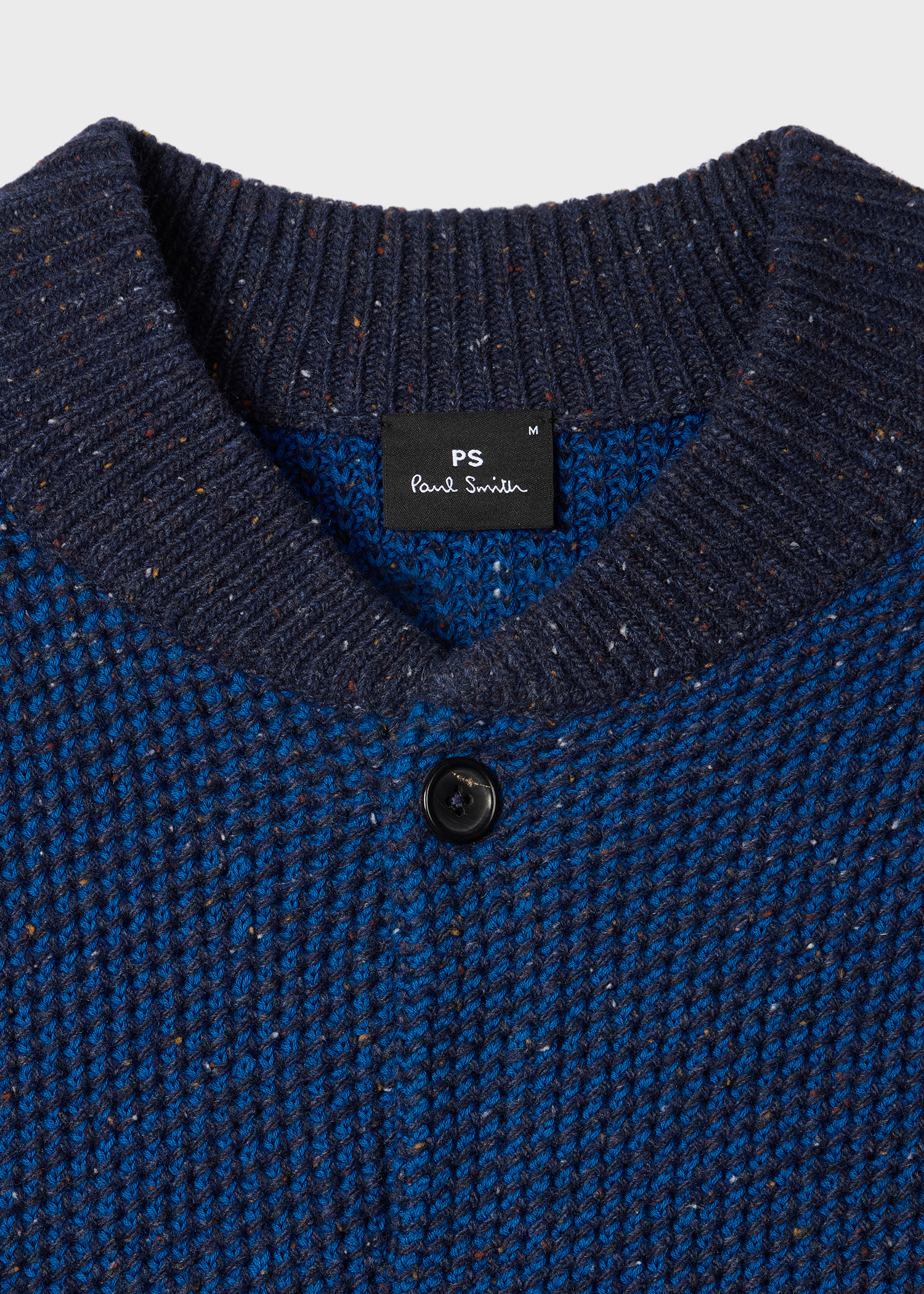 Navy Tonal-Stitch Bomber Cardigan