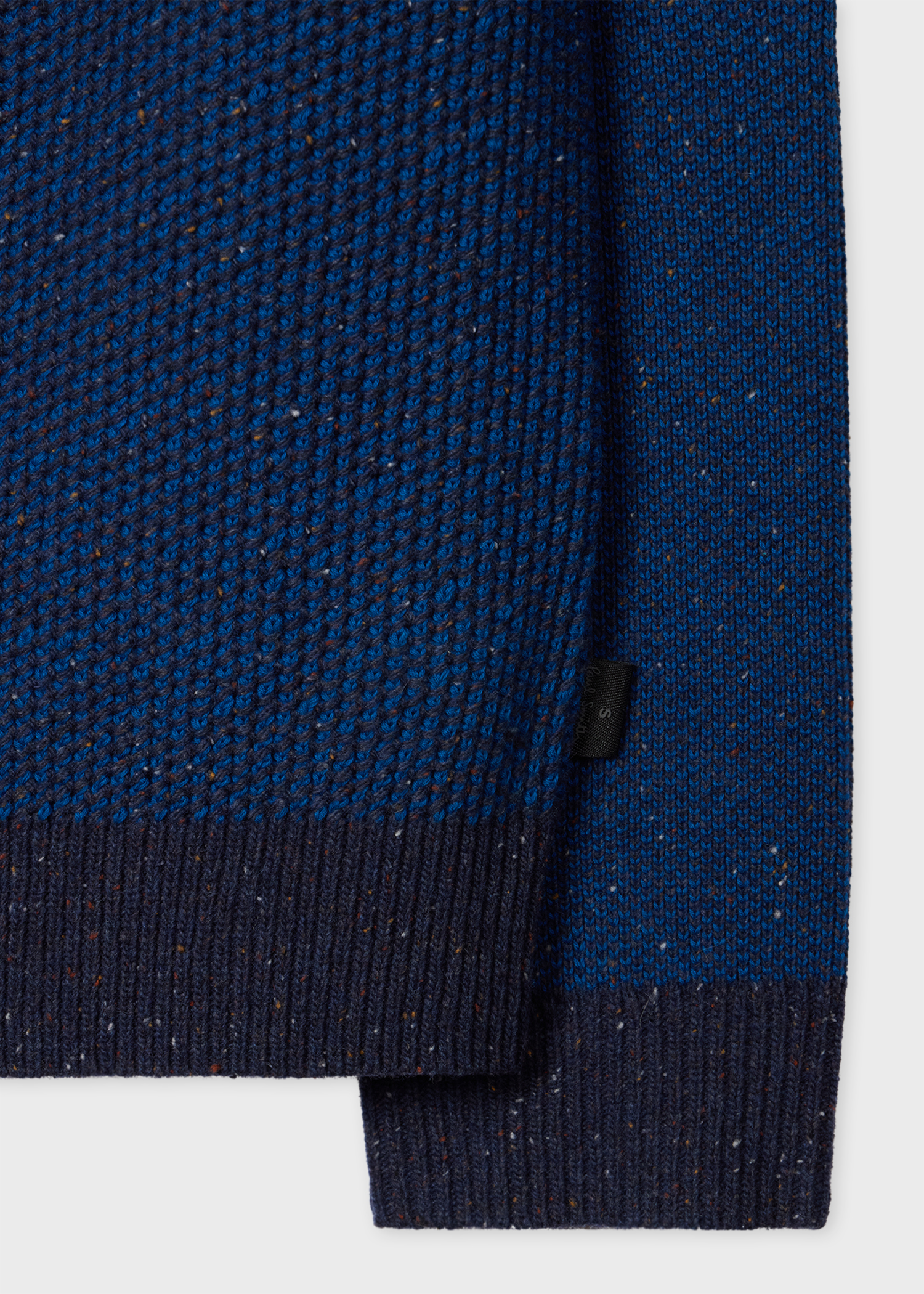 Navy Tonal-Stitch Bomber Cardigan