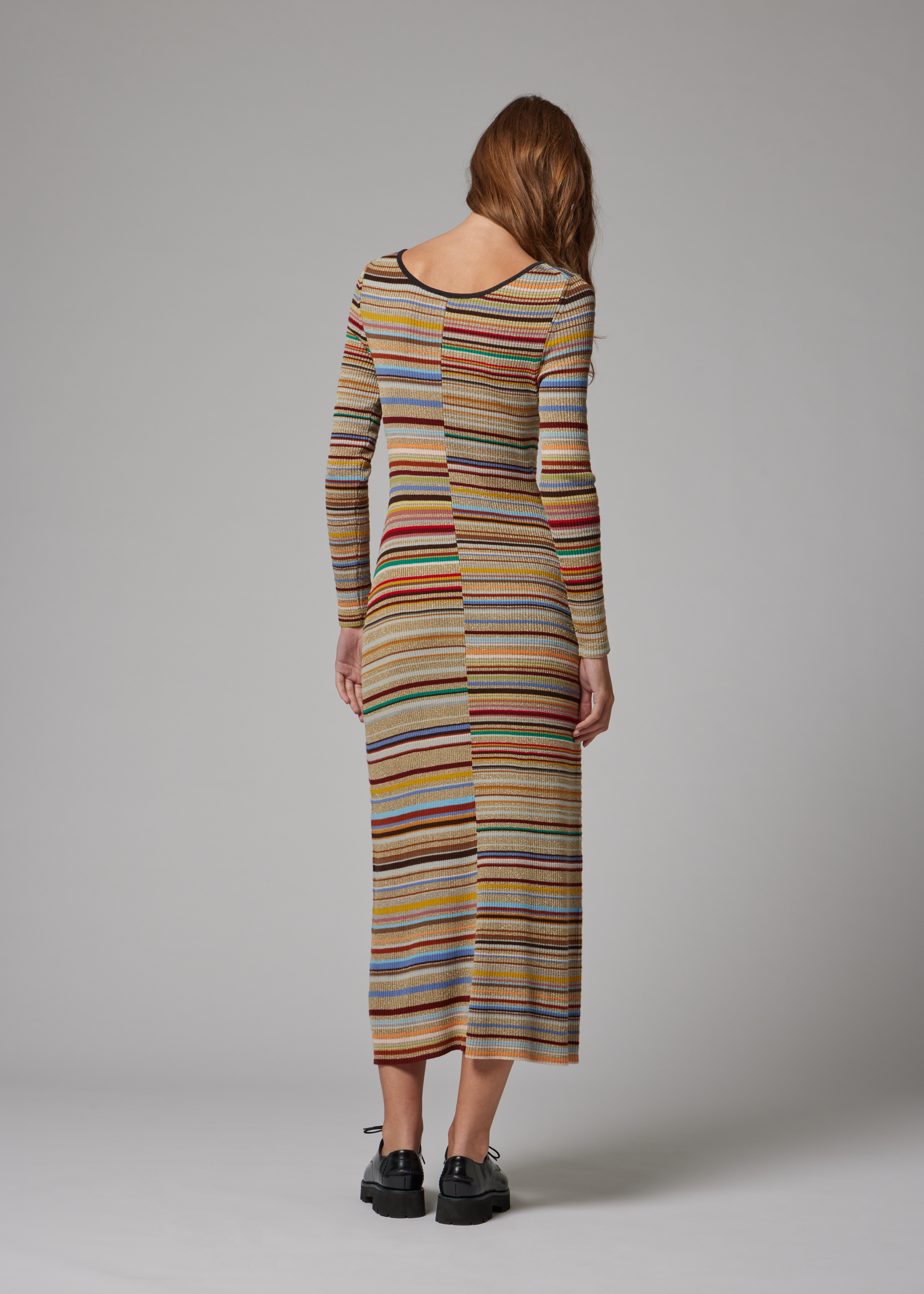 Women's Glitter 'Signature Stripe' Knitted Dress