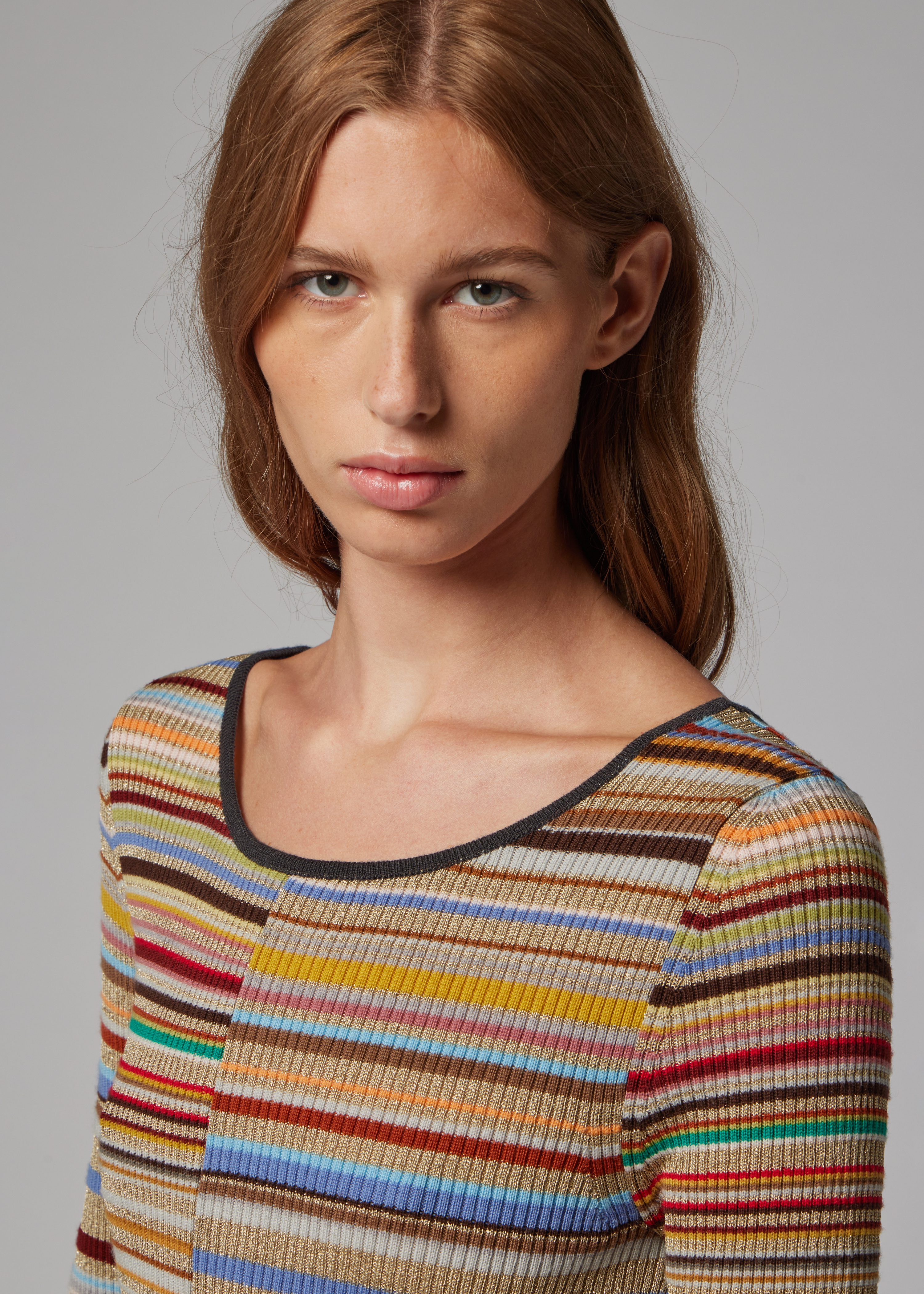 Women's Glitter 'Signature Stripe' Knitted Dress