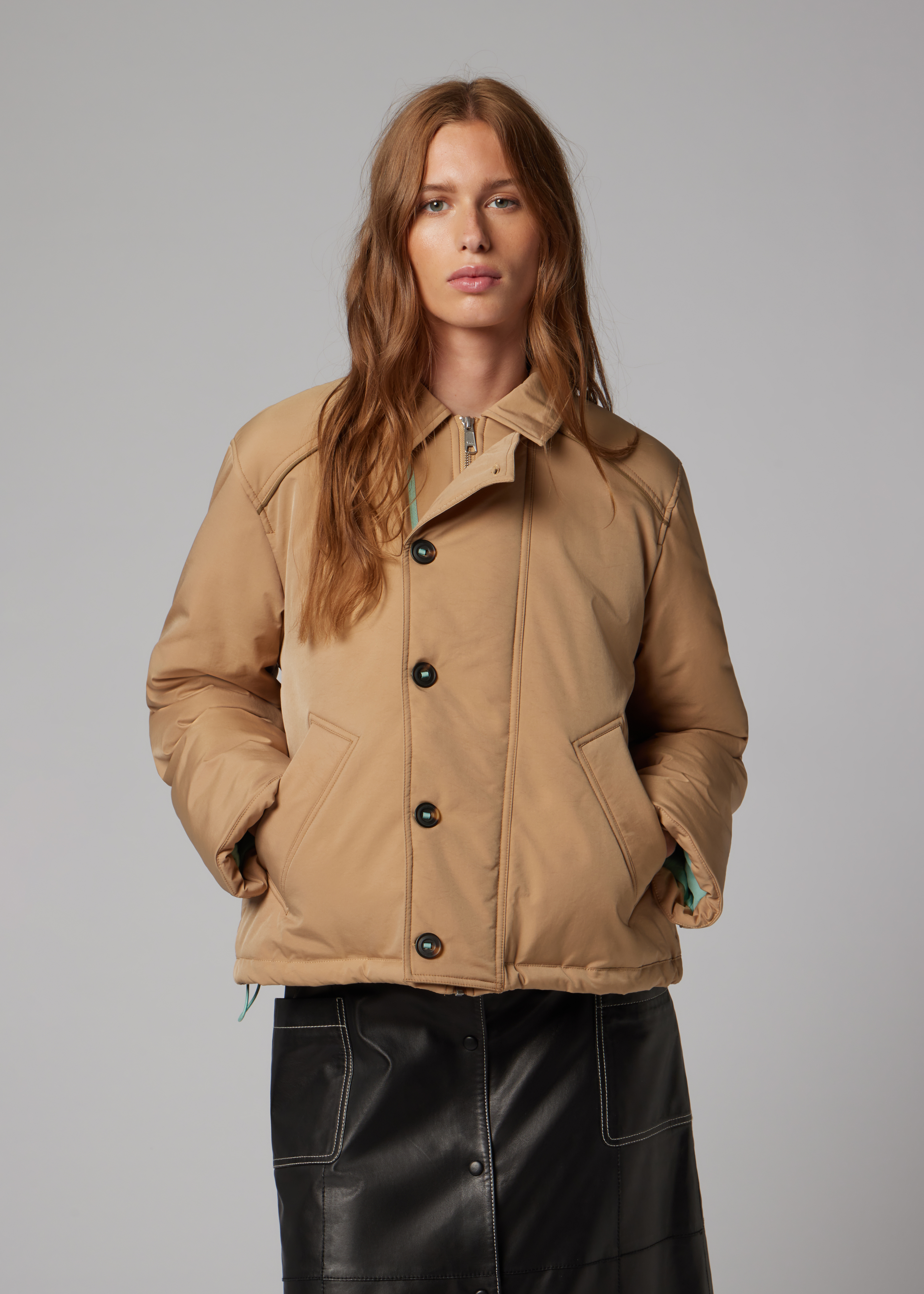 Women's Tan Short Jacket