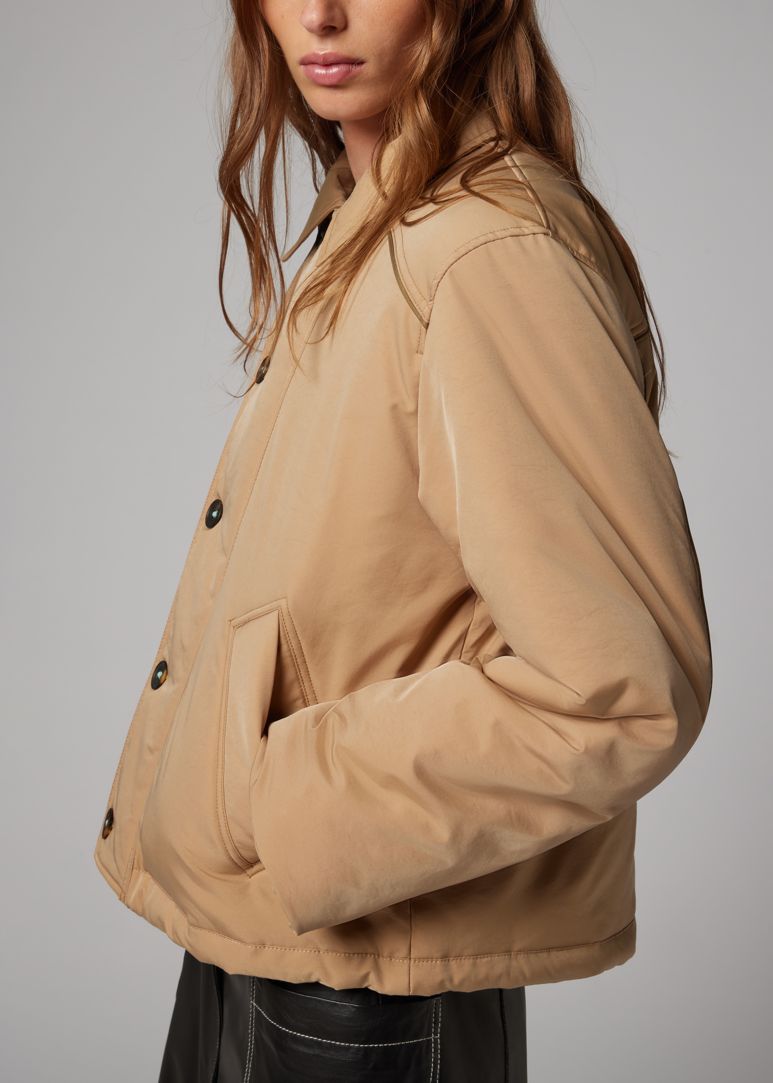 Women's Tan Short Jacket