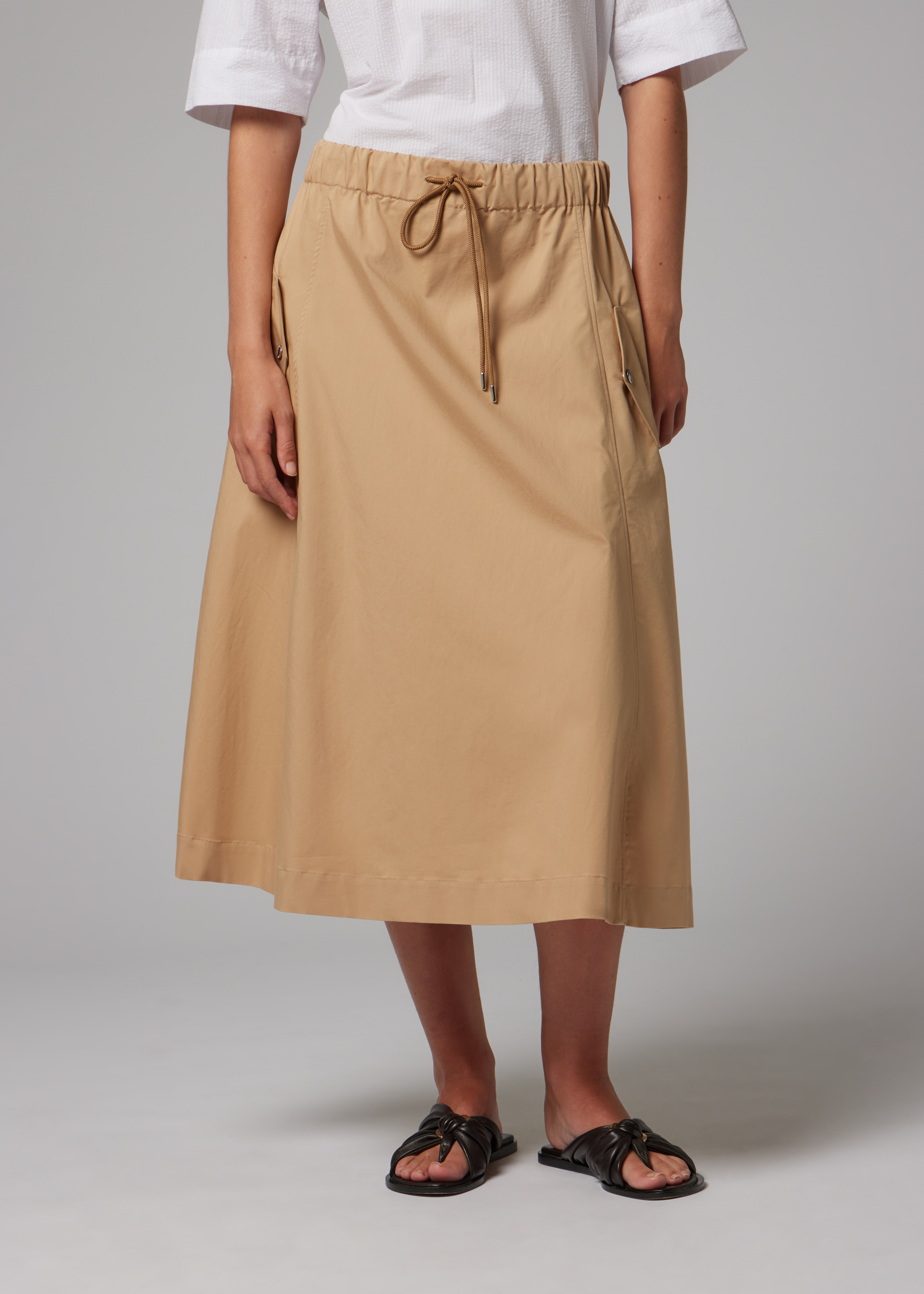 Women's Drawstring Waist Skirt