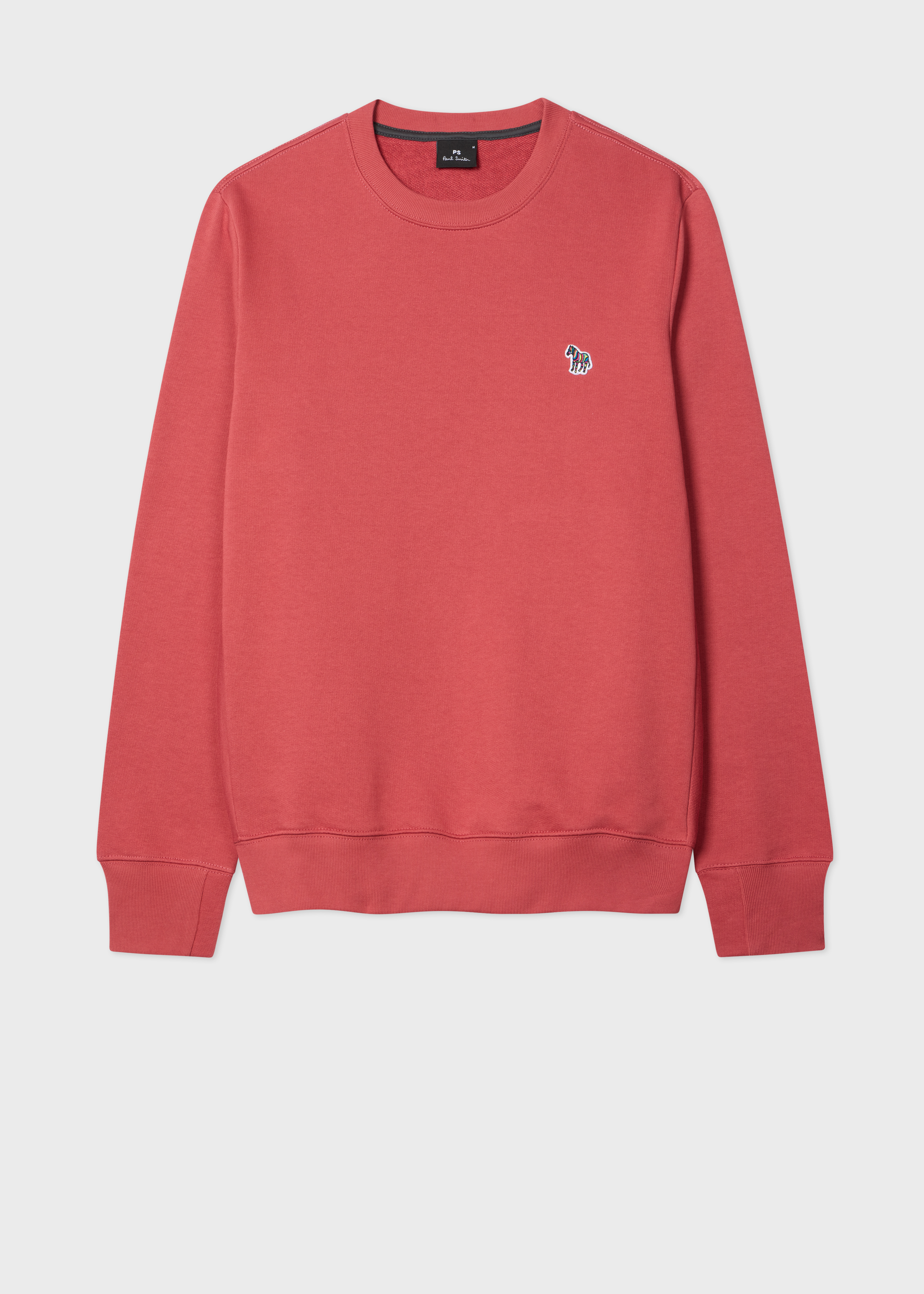 Soft Pink Organic Cotton Zebra Logo Sweatshirt