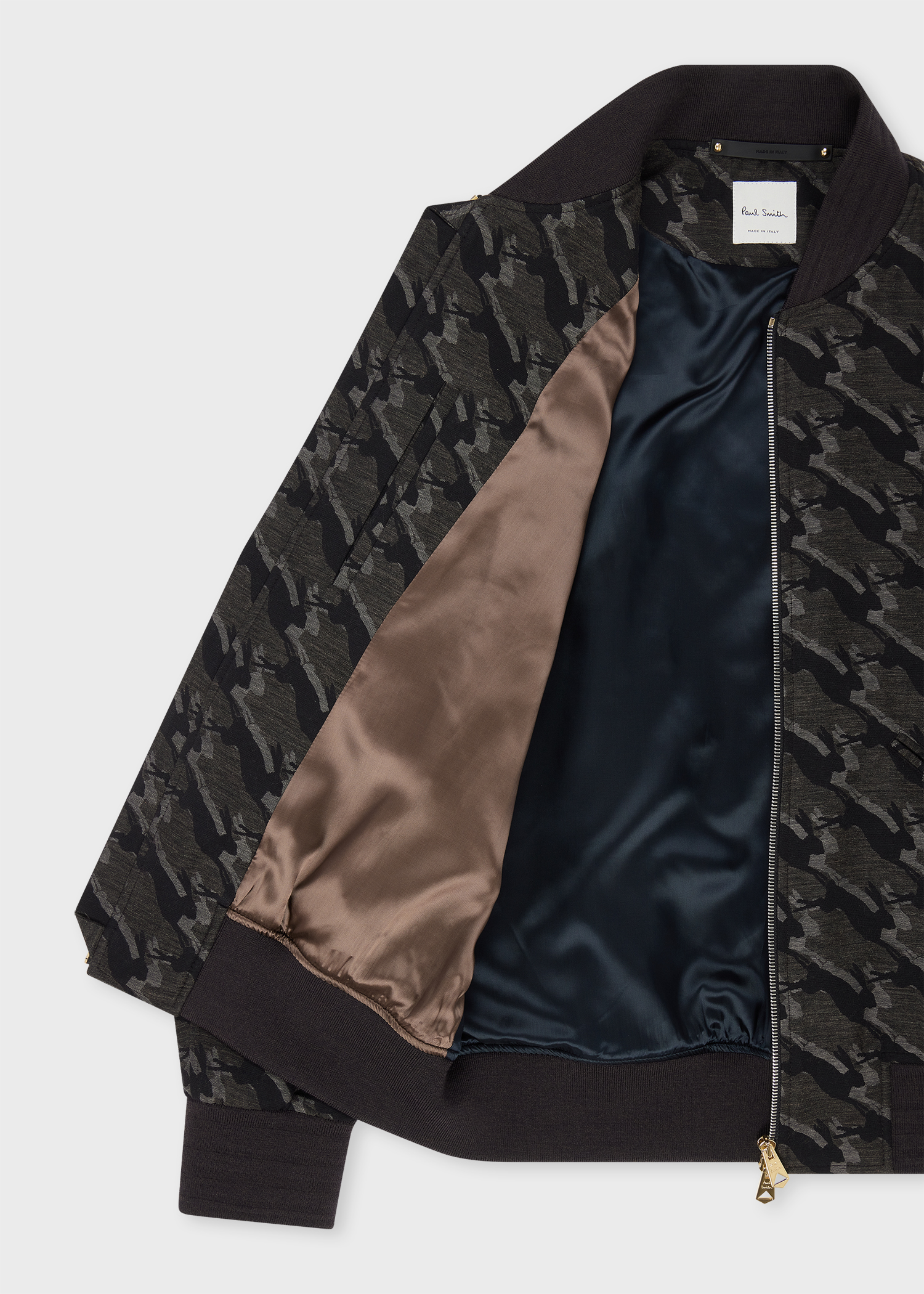 'Rabbit' Jacquard Bomber Jacket