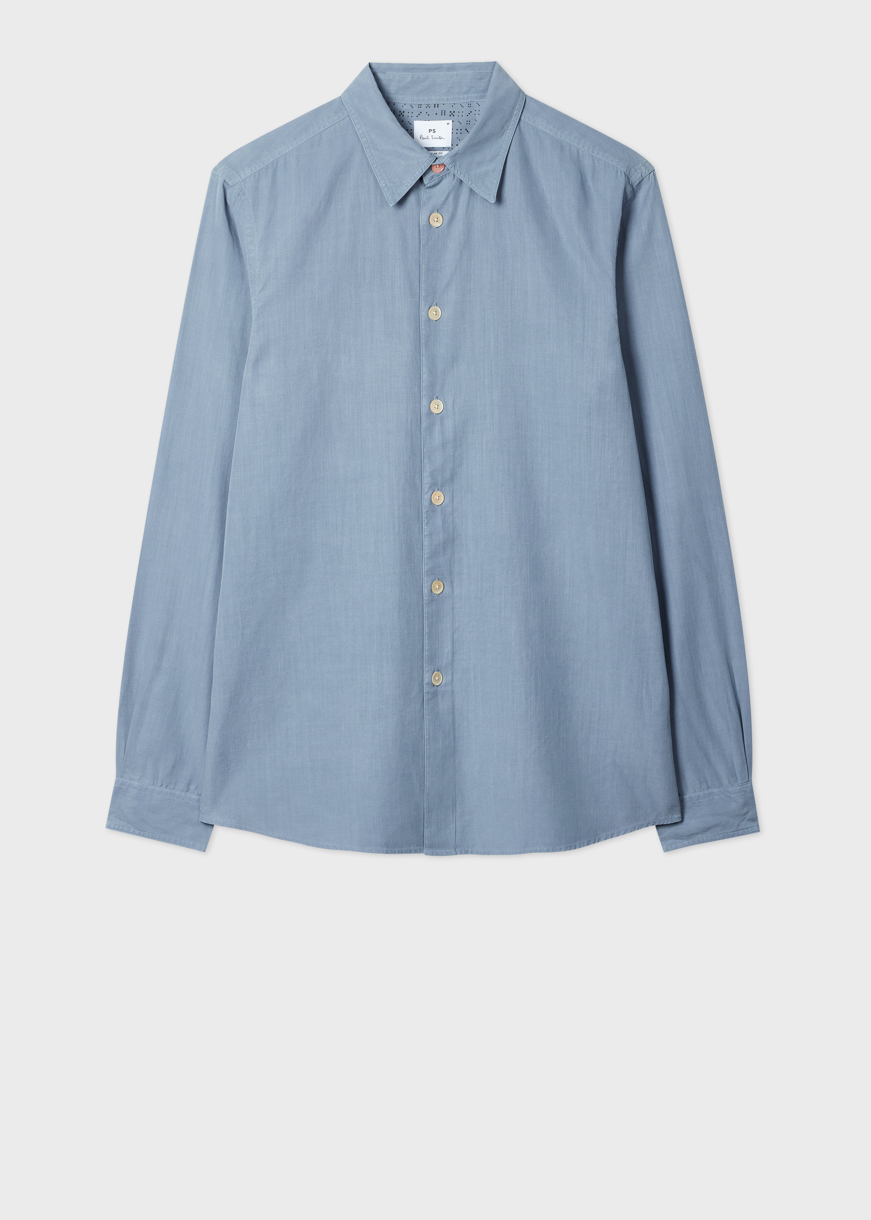 Light Blue Lyocell-Cotton Shirt