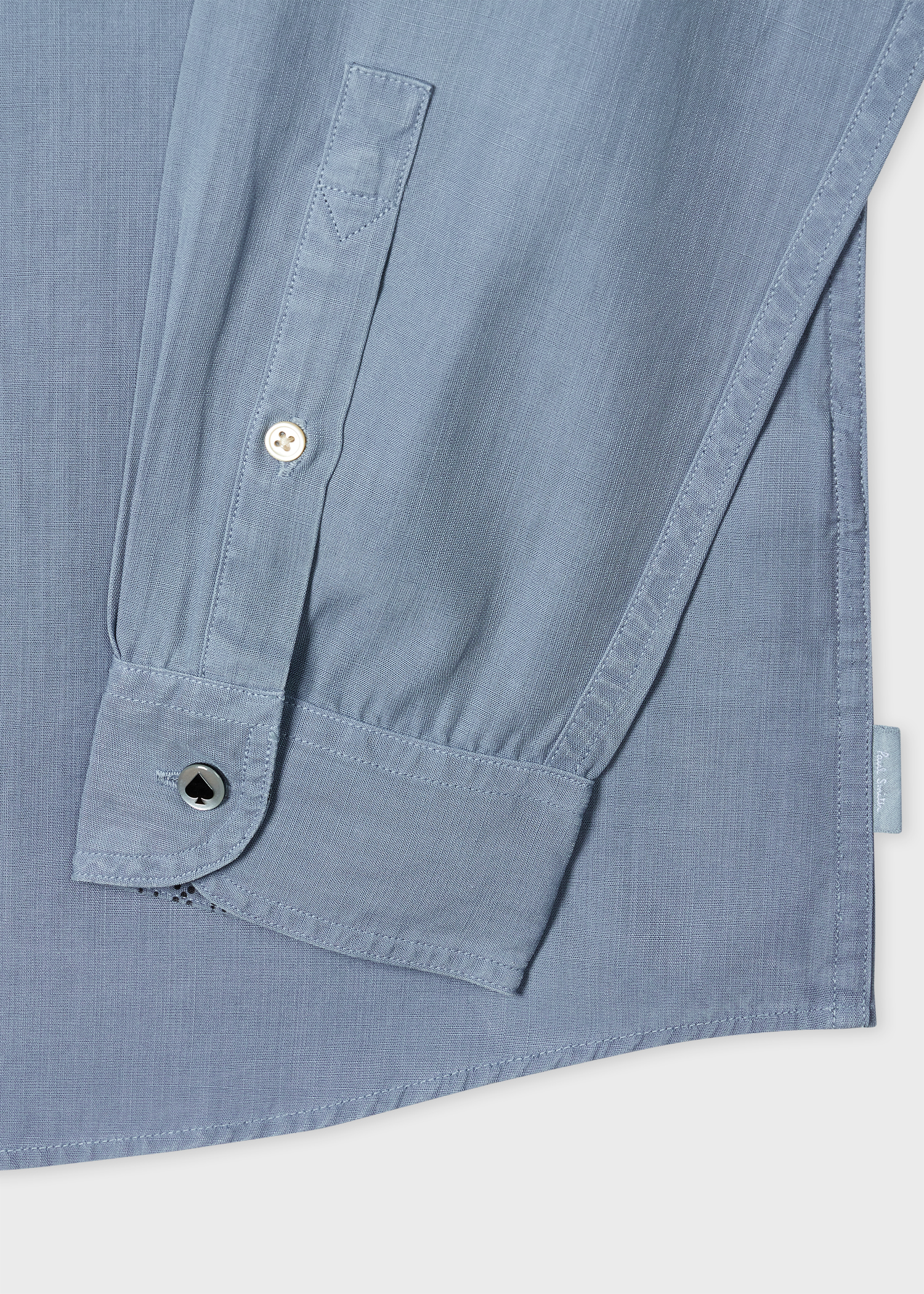 Light Blue Lyocell-Cotton Shirt