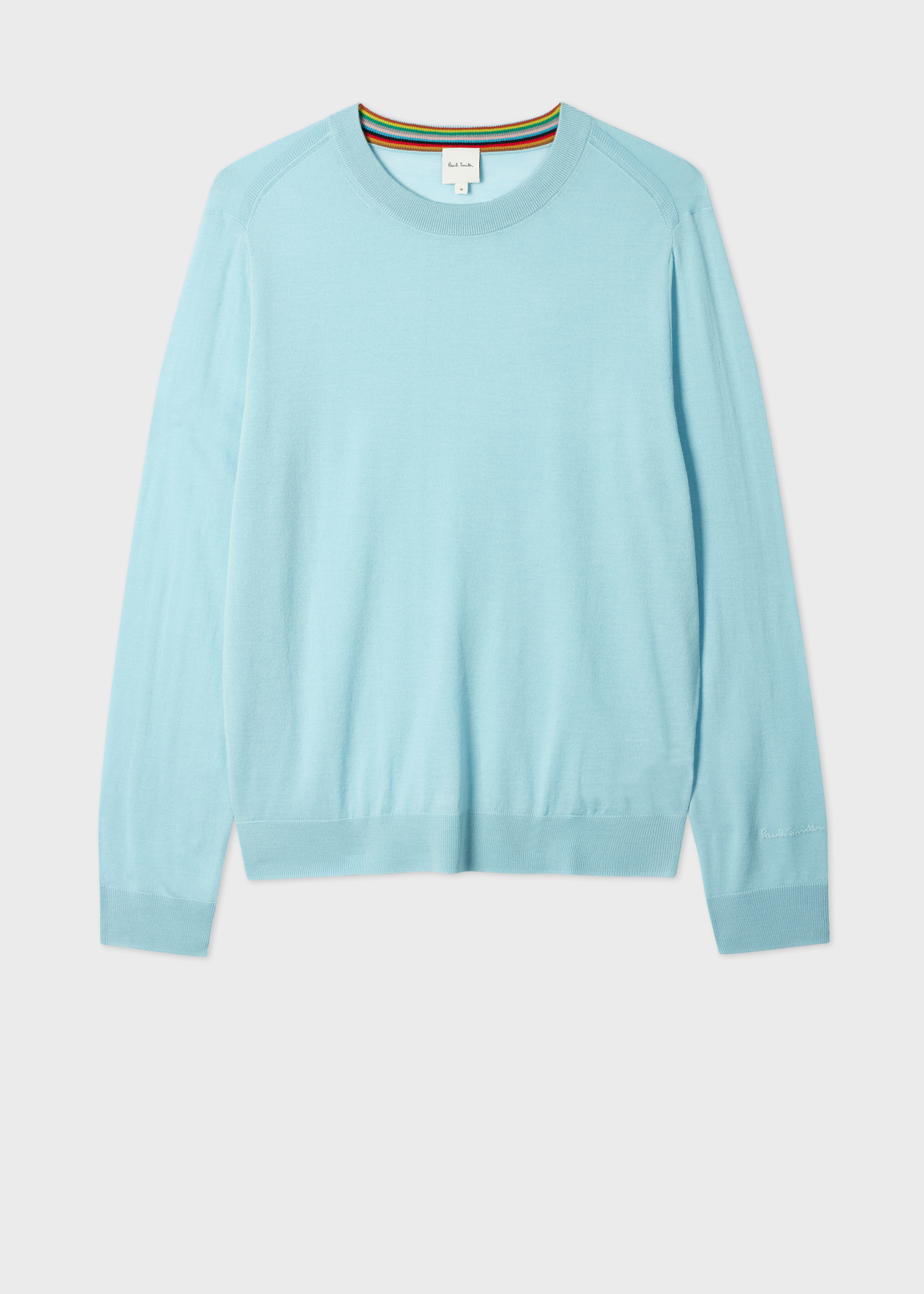 Sky Blue Merino Wool Sweater