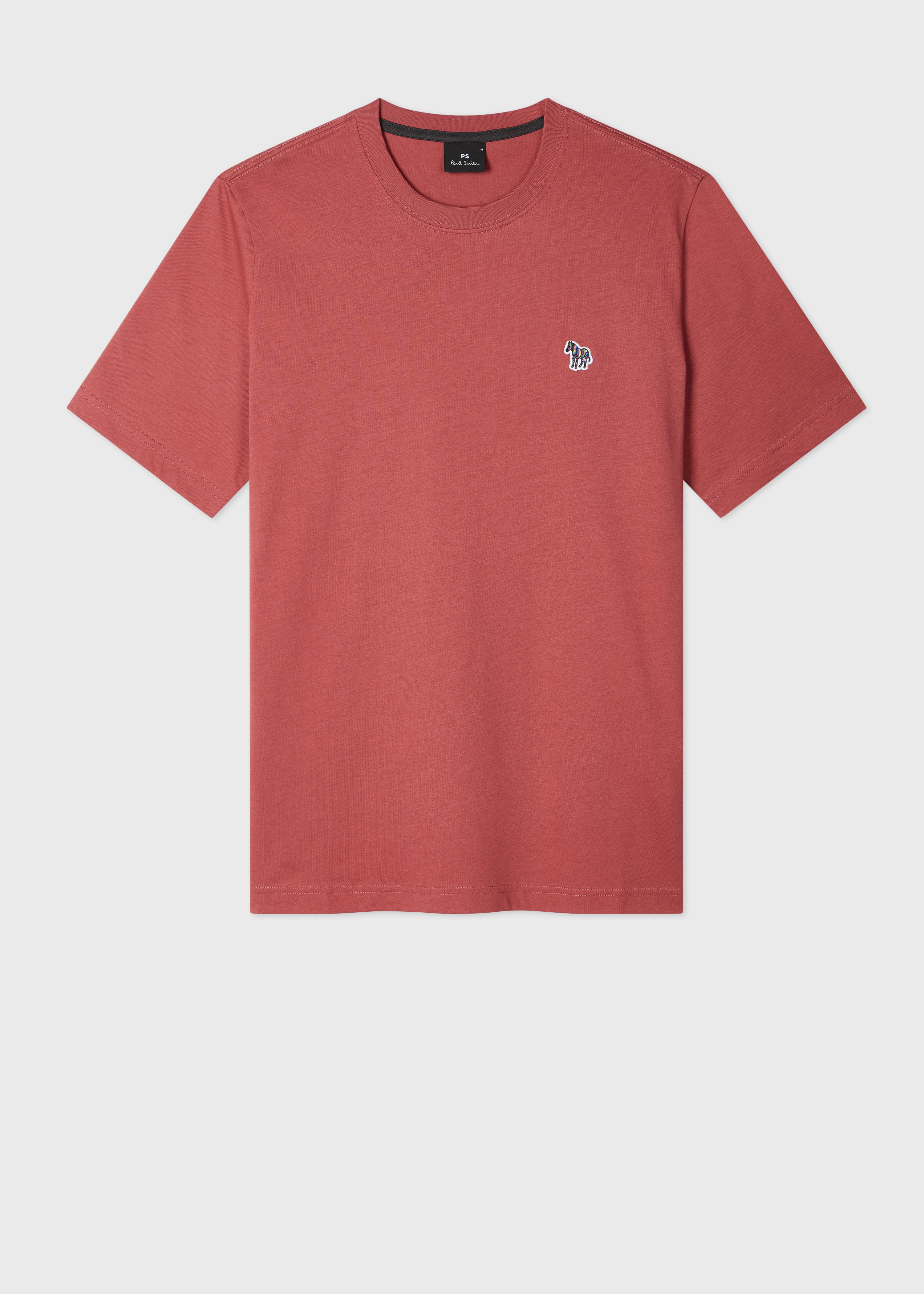 Soft Pink Organic Cotton Zebra Logo T-Shirt