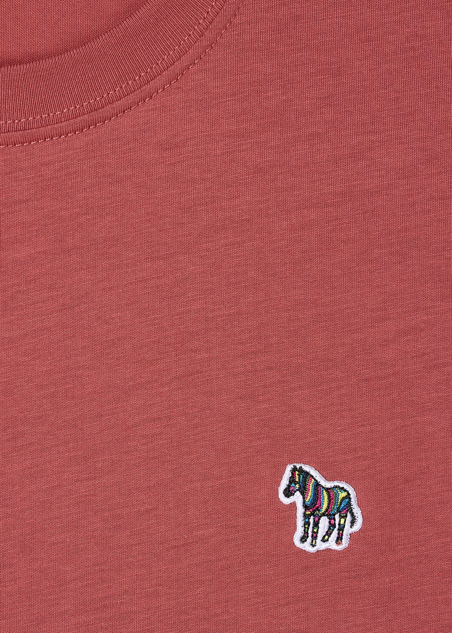 Soft Pink Organic Cotton Zebra Logo T-Shirt