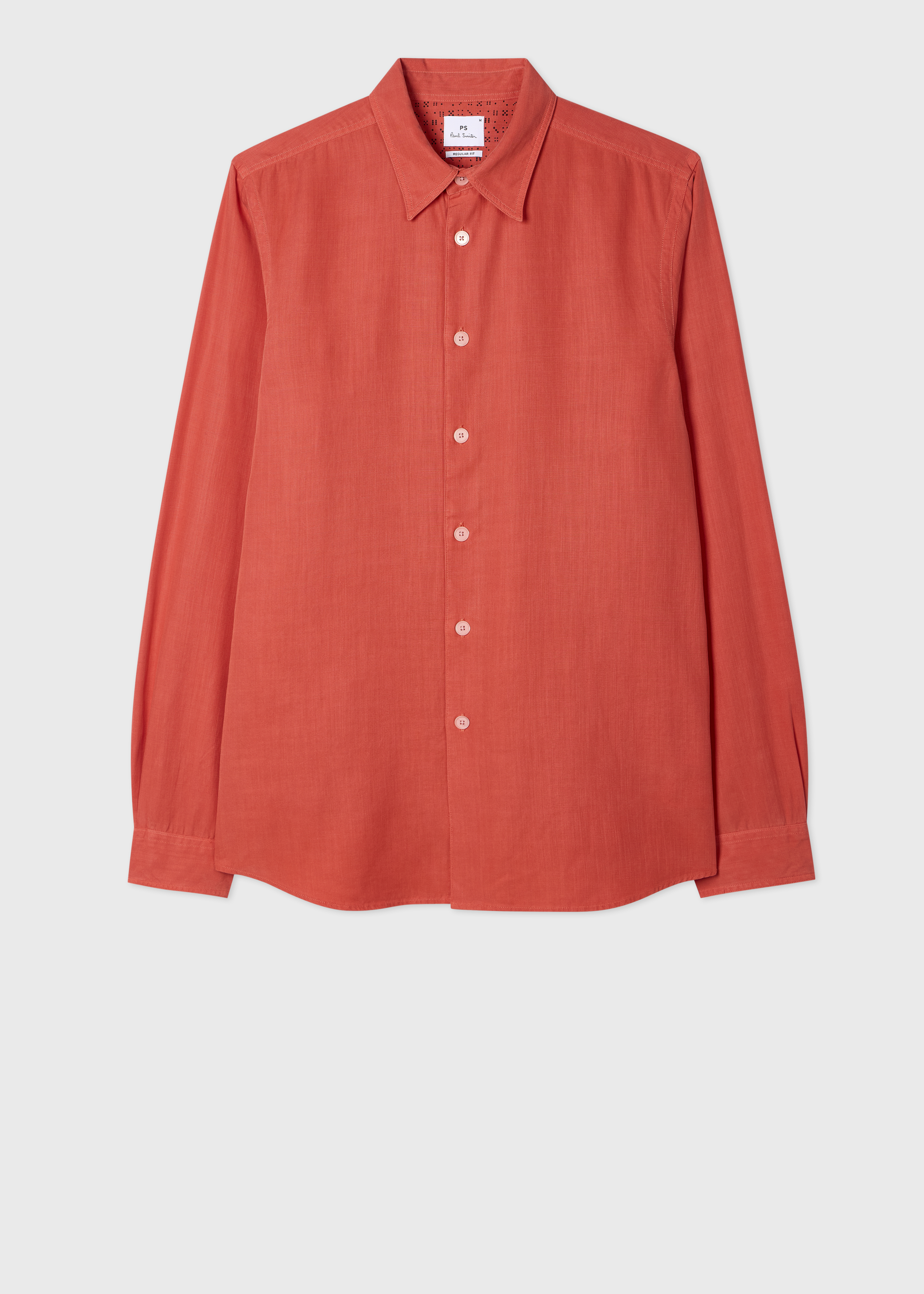 Coral Lyocell-Cotton Shirt