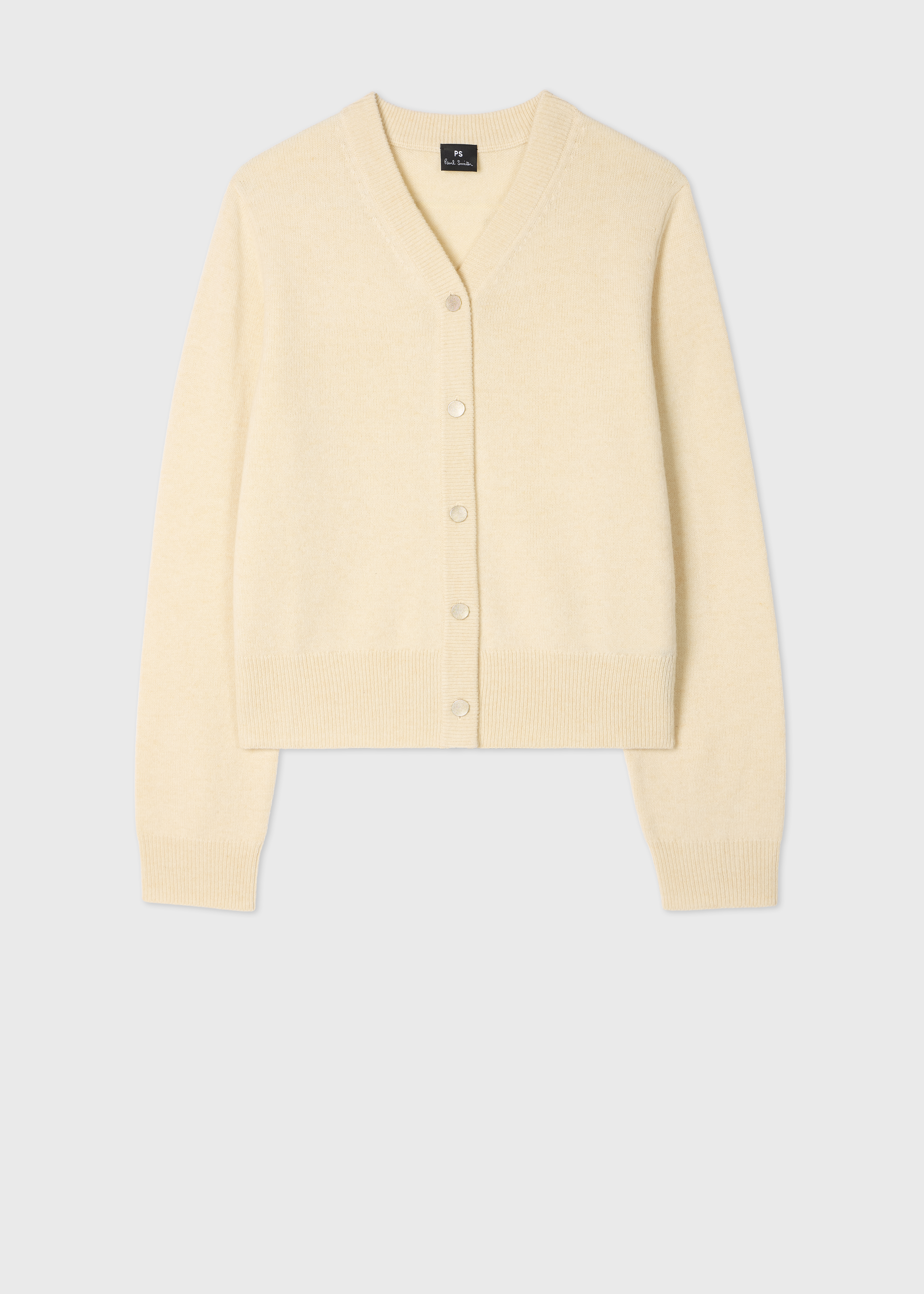 Women's Cream Knitted Cardigan