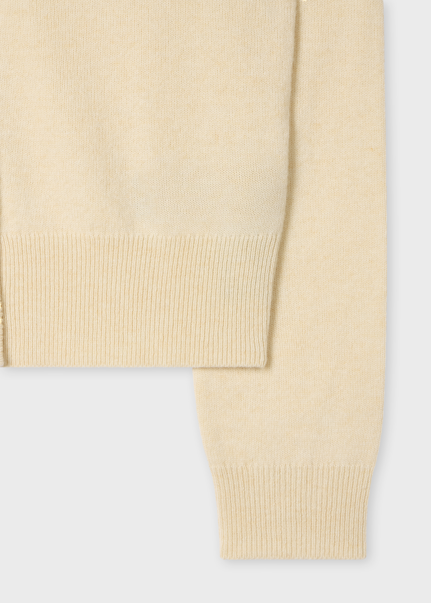 Women's Cream Knitted Cardigan