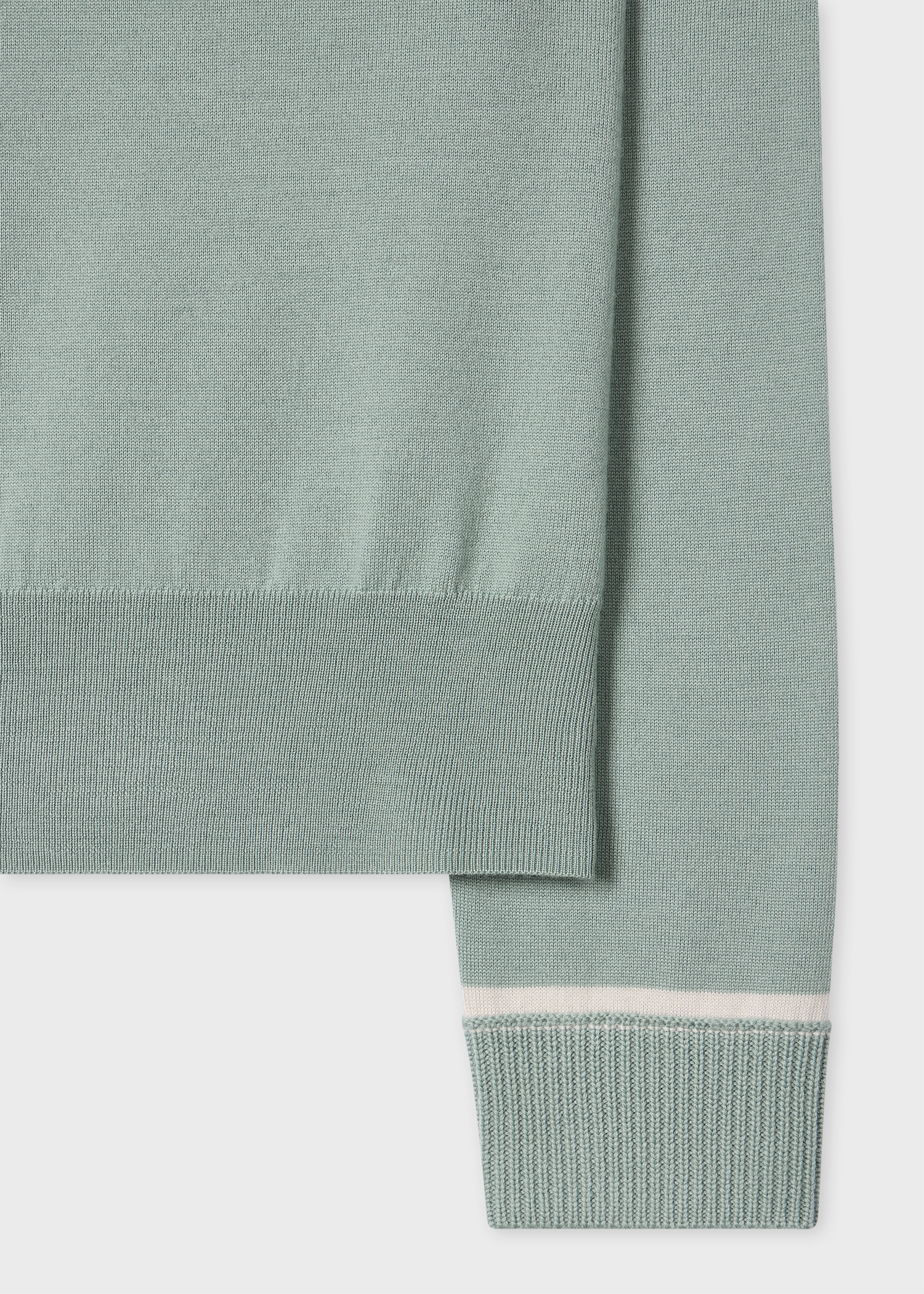 Women's Sage Blue Merino Wool Sweater