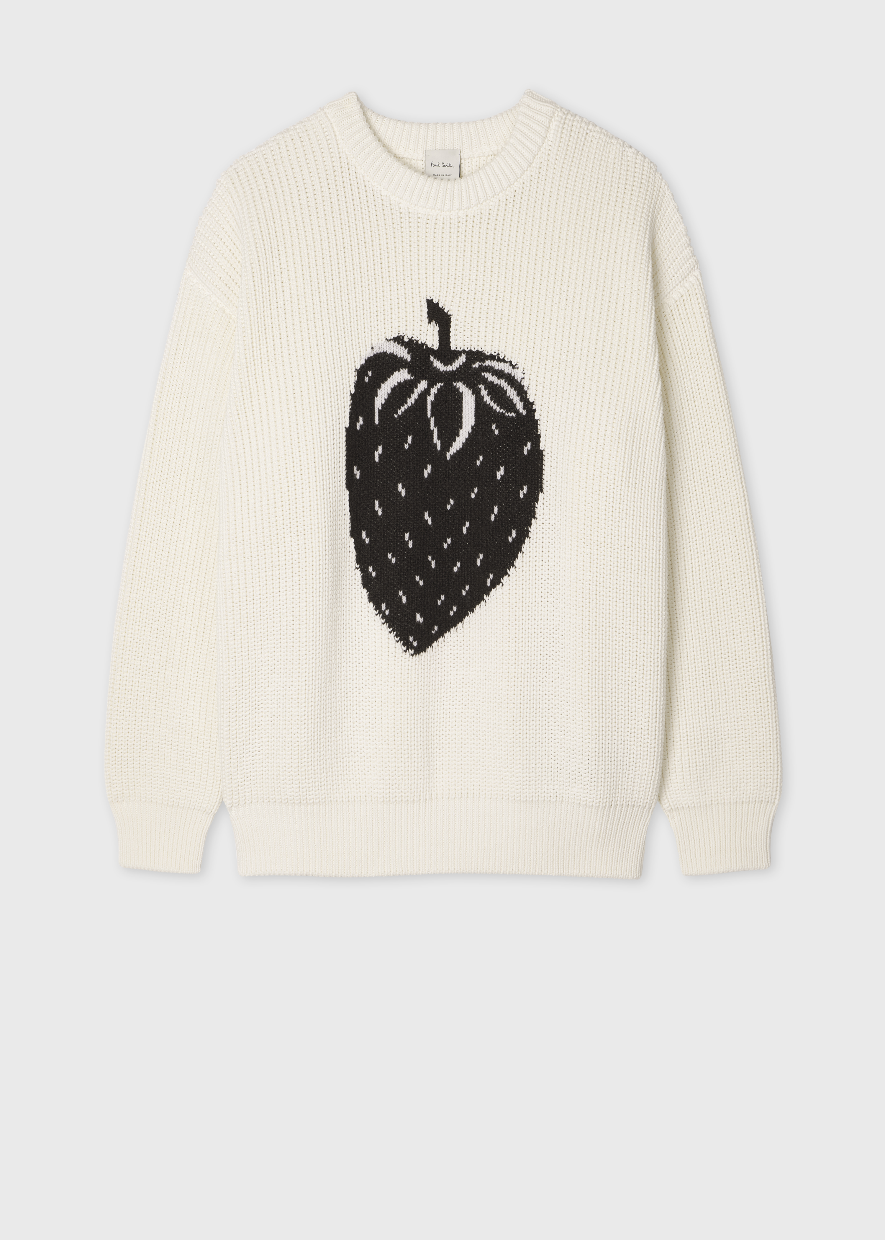 Women's Cream 'Strawberry' Knitted Sweater