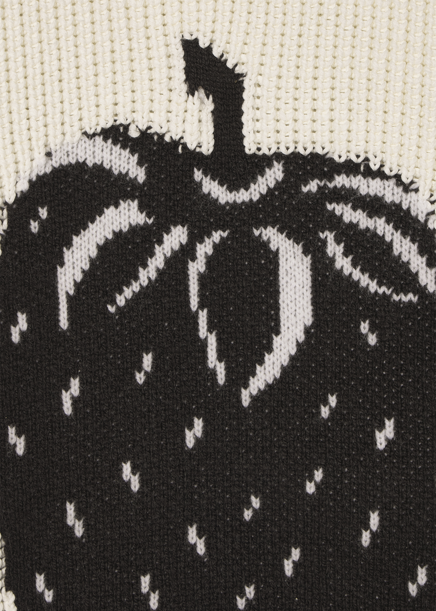 Women's Cream 'Strawberry' Knitted Sweater
