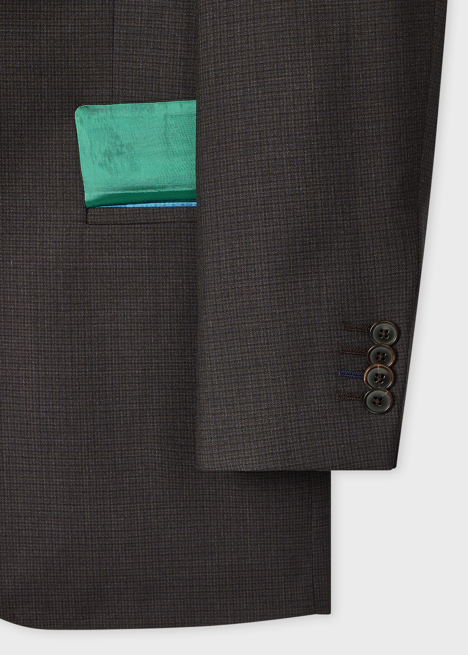 The Brierley - Brown Puppytooth Wool Blazer